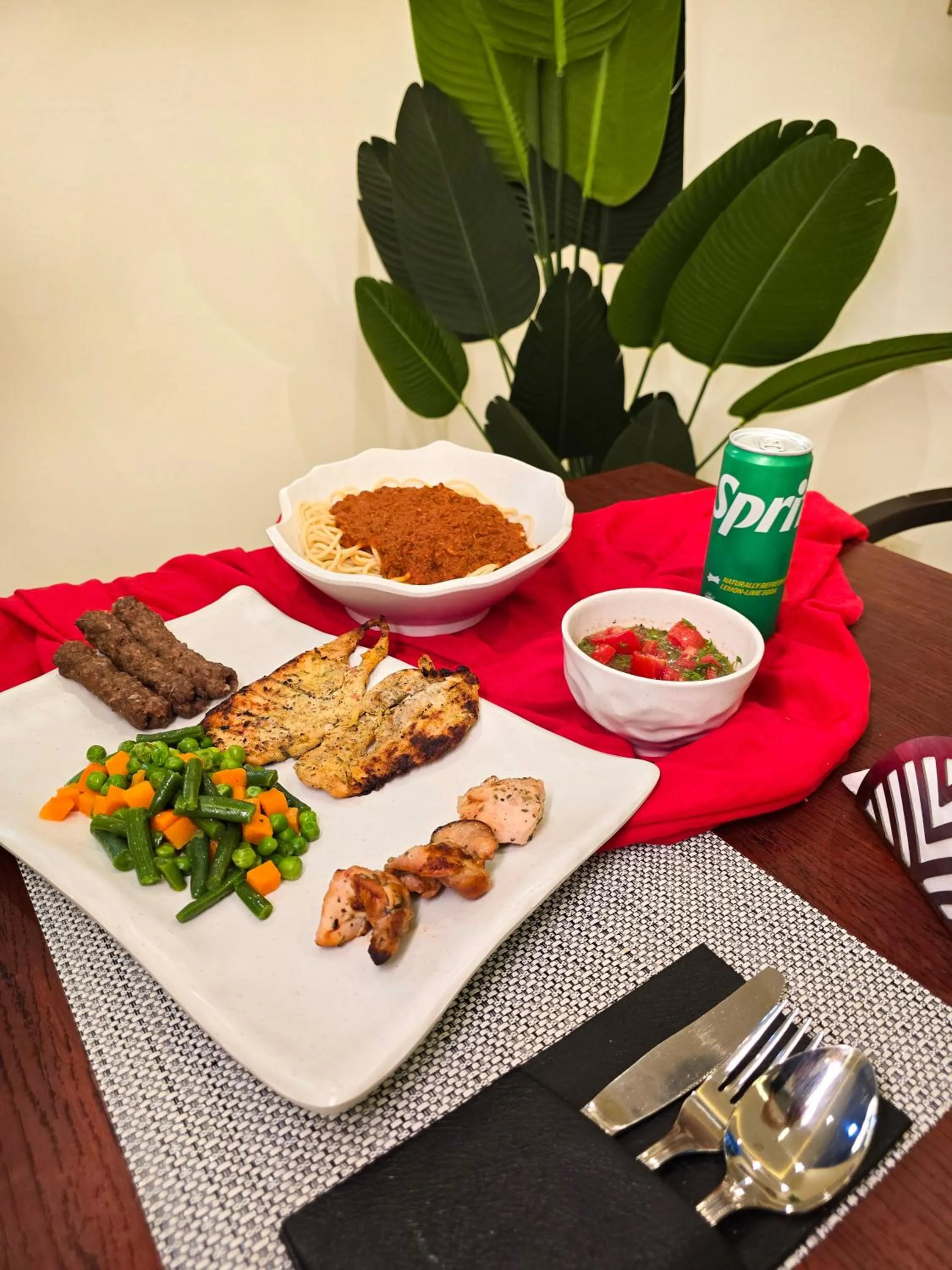 Food and drinks in Afnan Cairo Airport