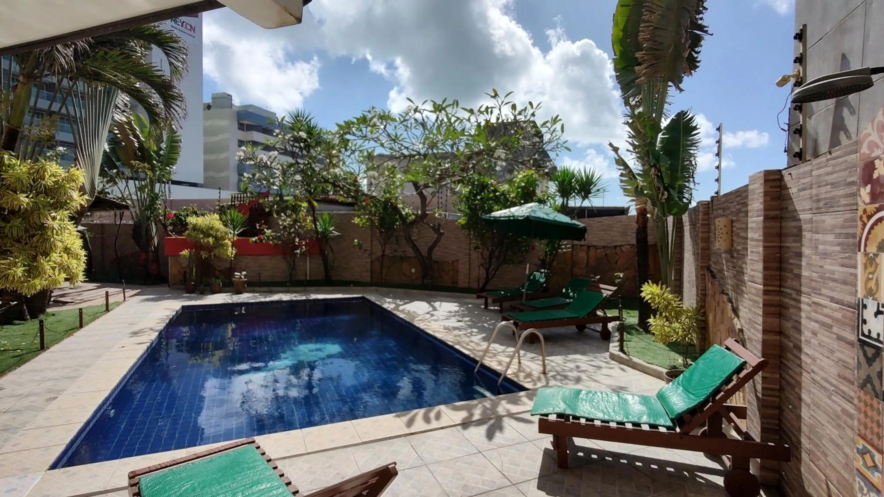 Garden in Hotel Pousada Bossa Nova