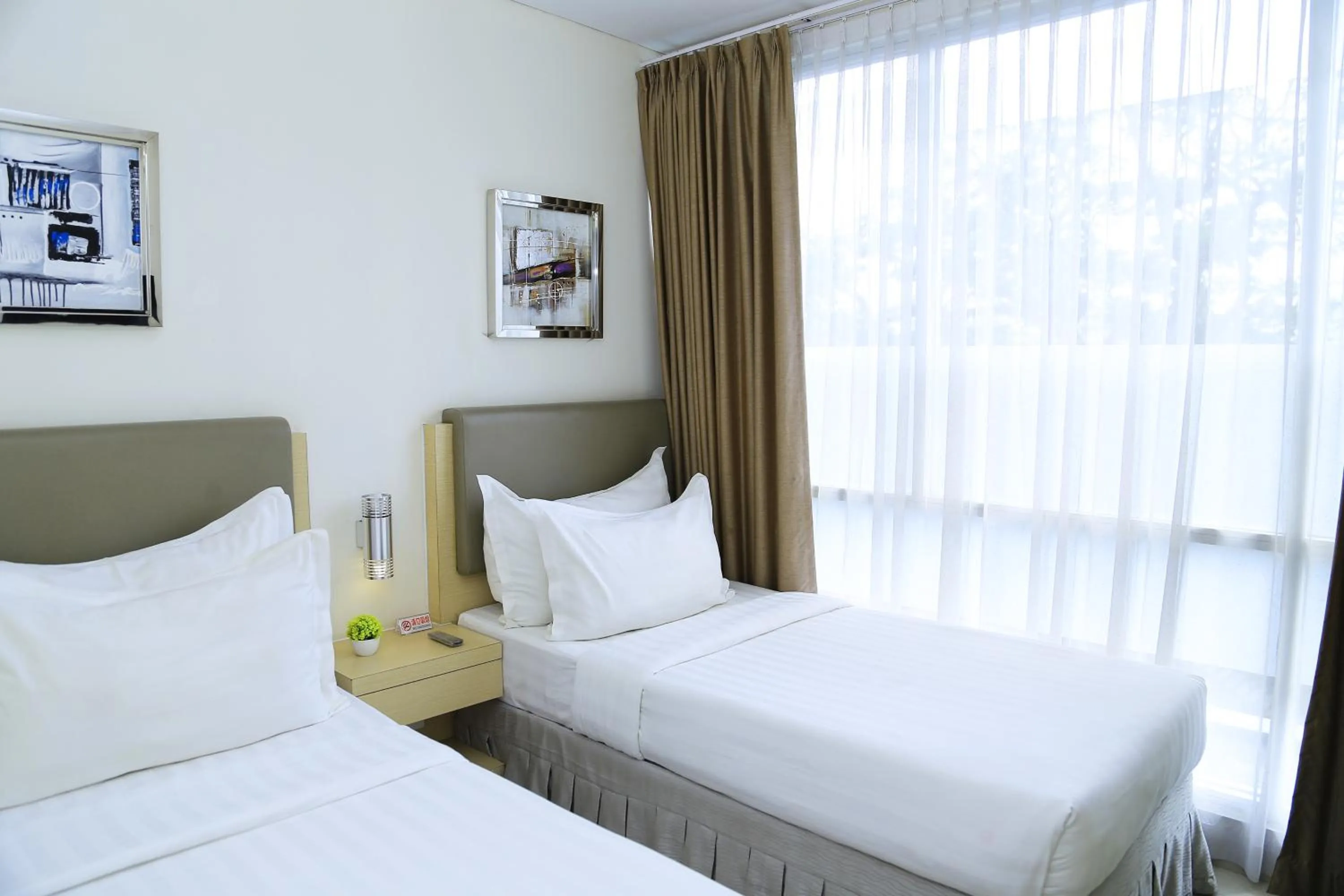 Bed in d'primahotel Medan