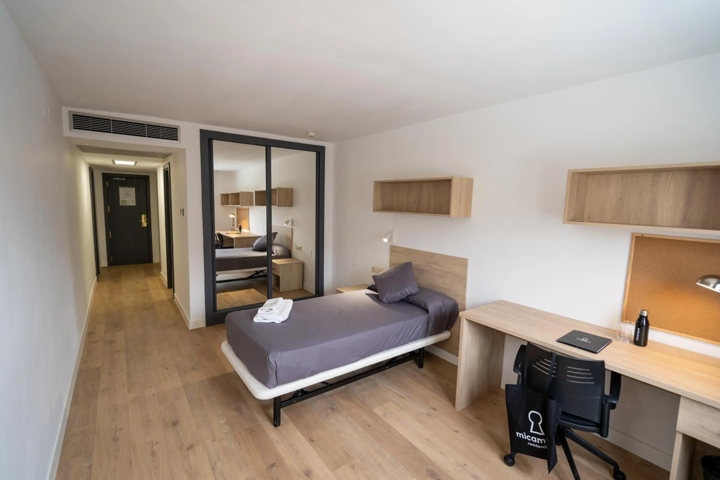Bed in Micampus Leganés Student Residence