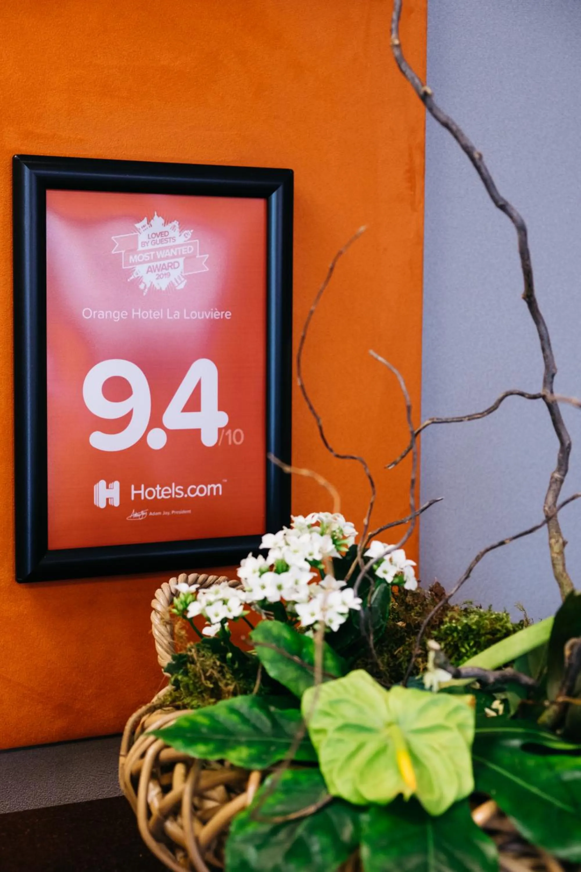 Property building in Orange Hotel La Louvière