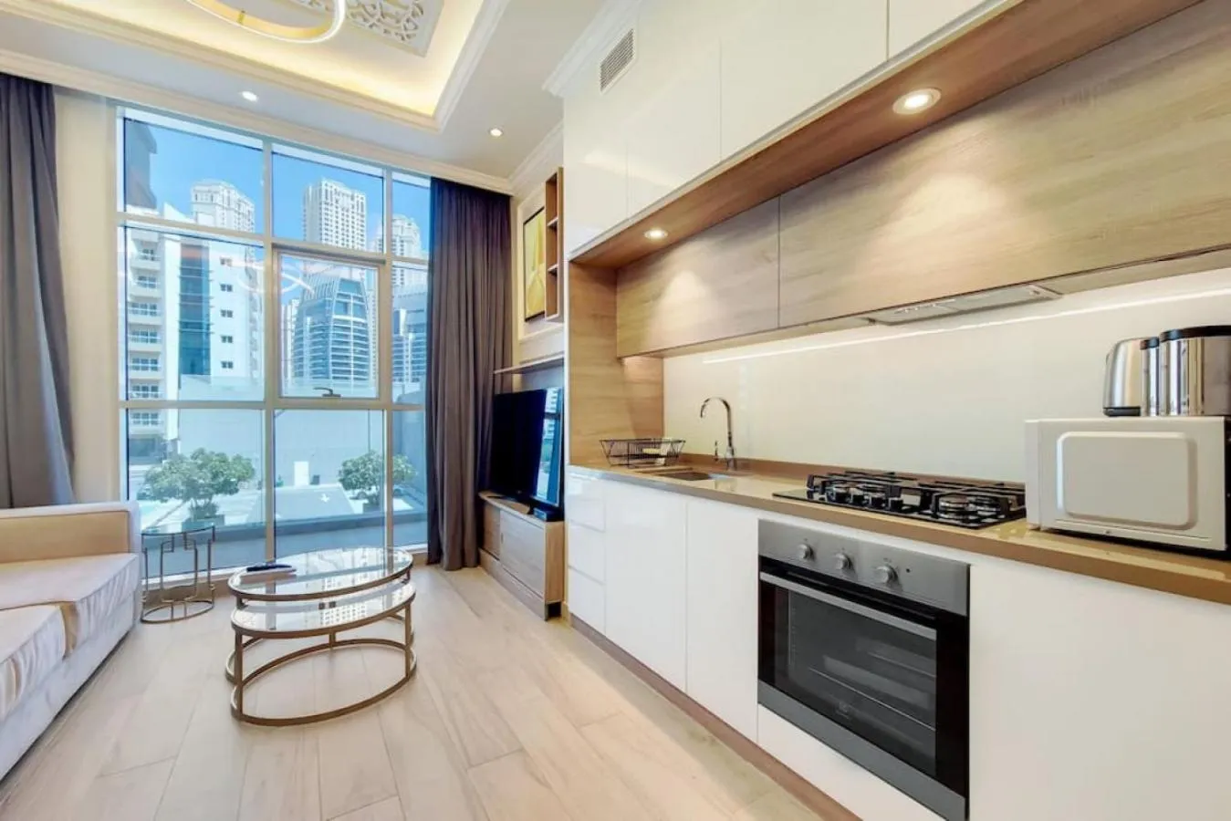 Kitchen or kitchenette in Studio One - Beautiful One Bedroom