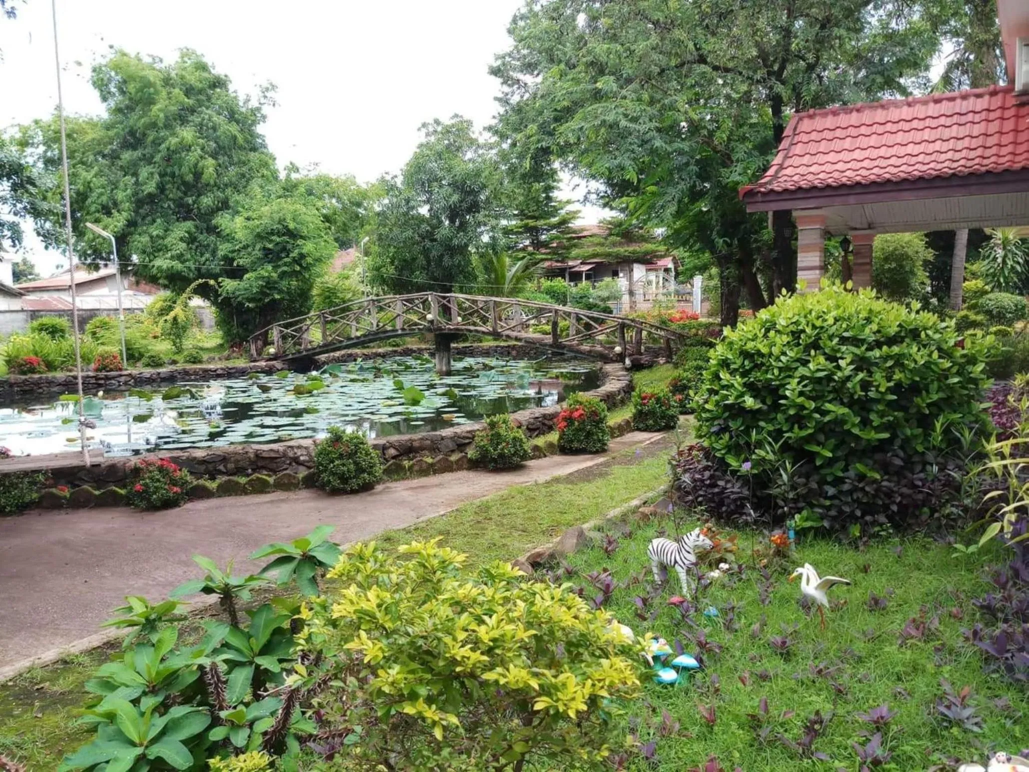 Garden view in Xuanmai Garden Resort