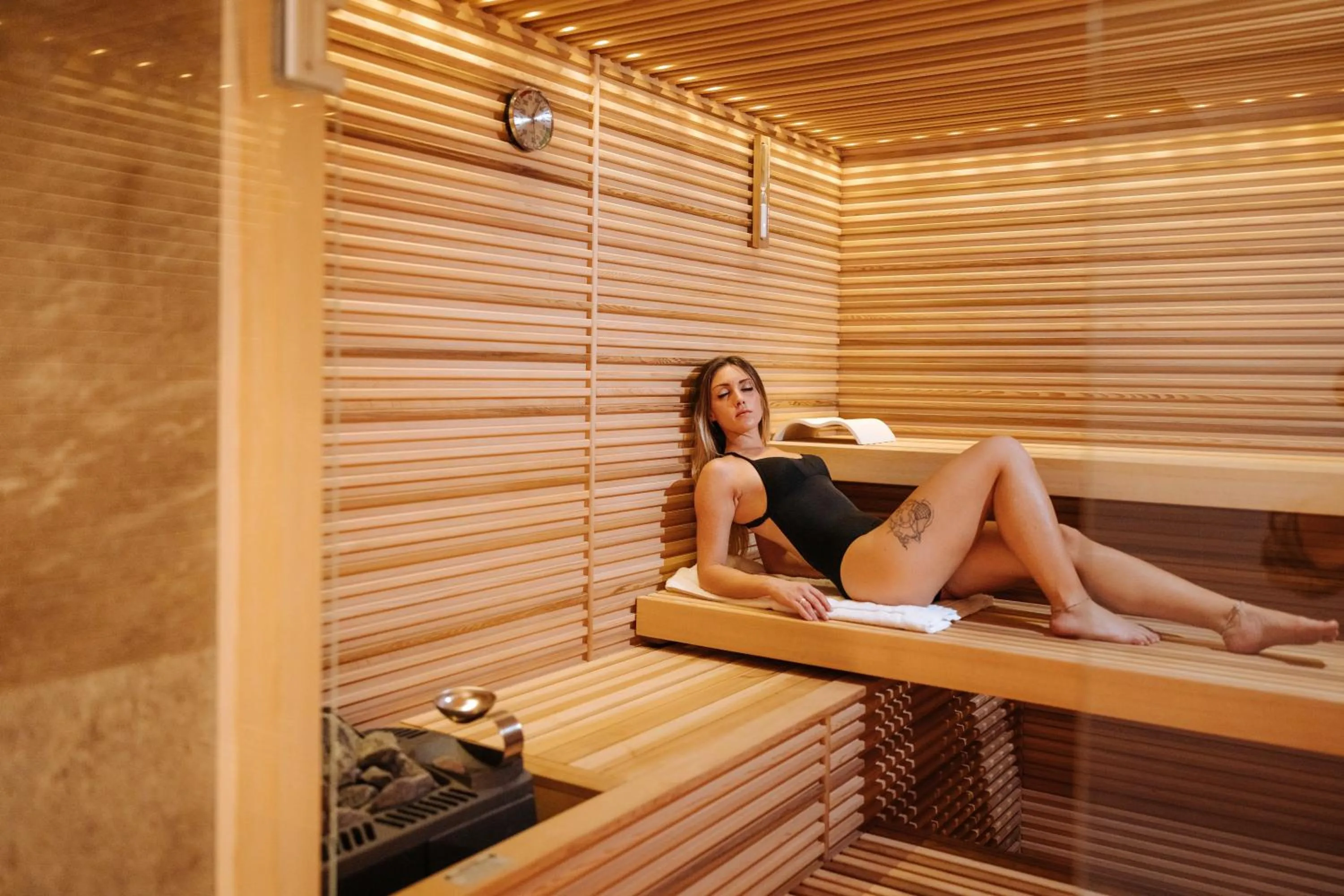 Sauna in Valtur Cervinia Cristallo Ski Resort