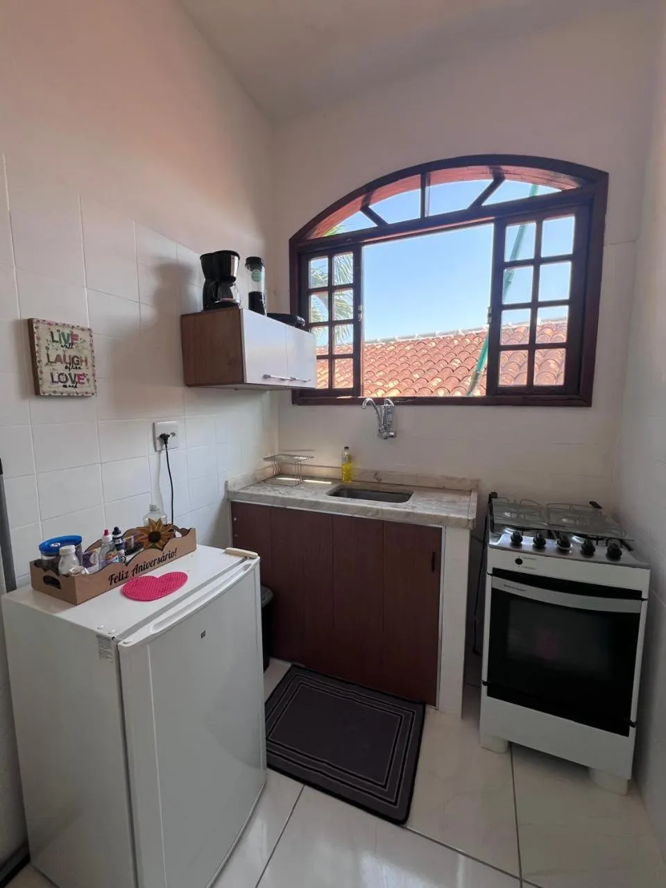 Kitchen or kitchenette in Casinha verde