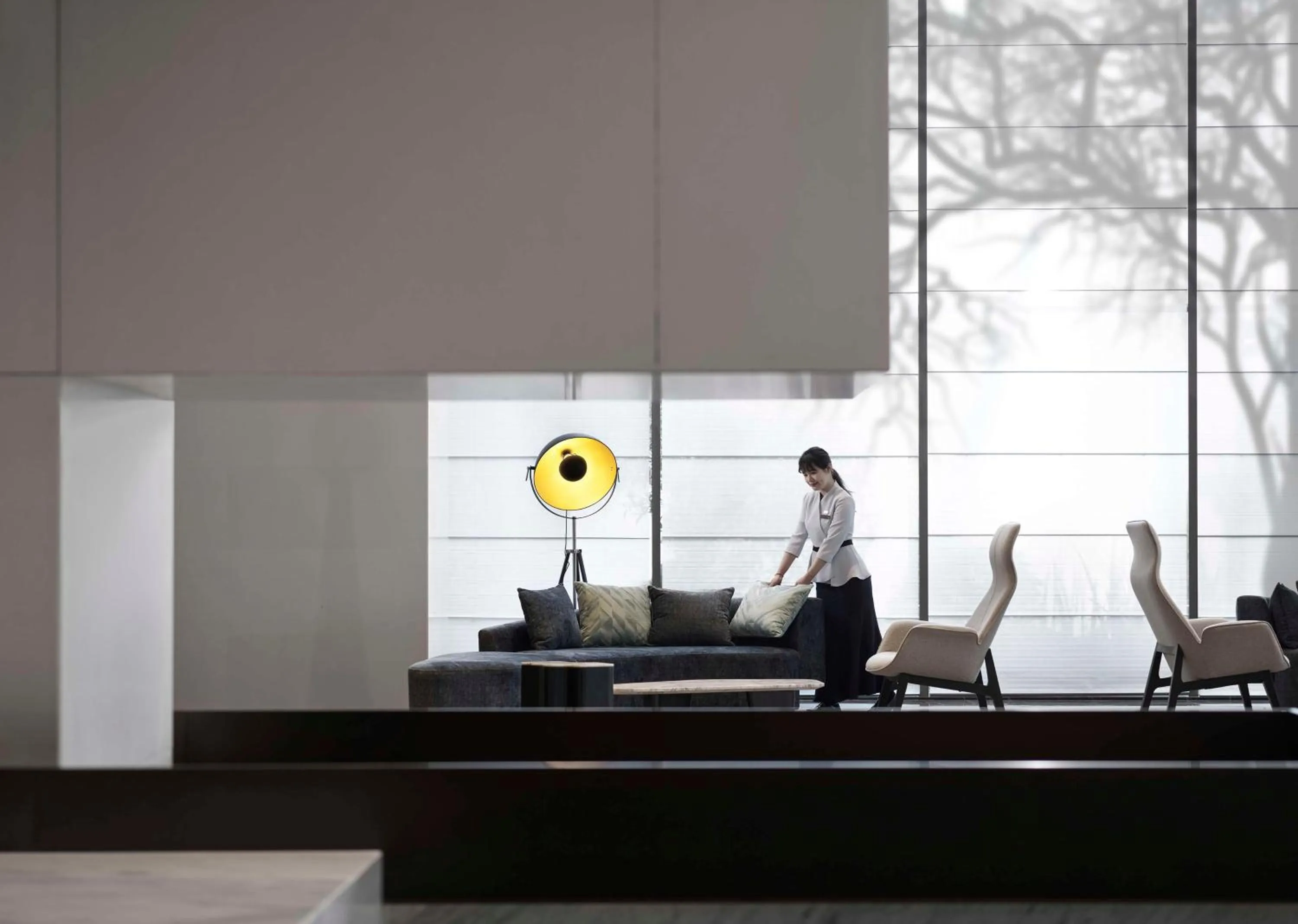 Lobby or reception in Hilton Zhuji