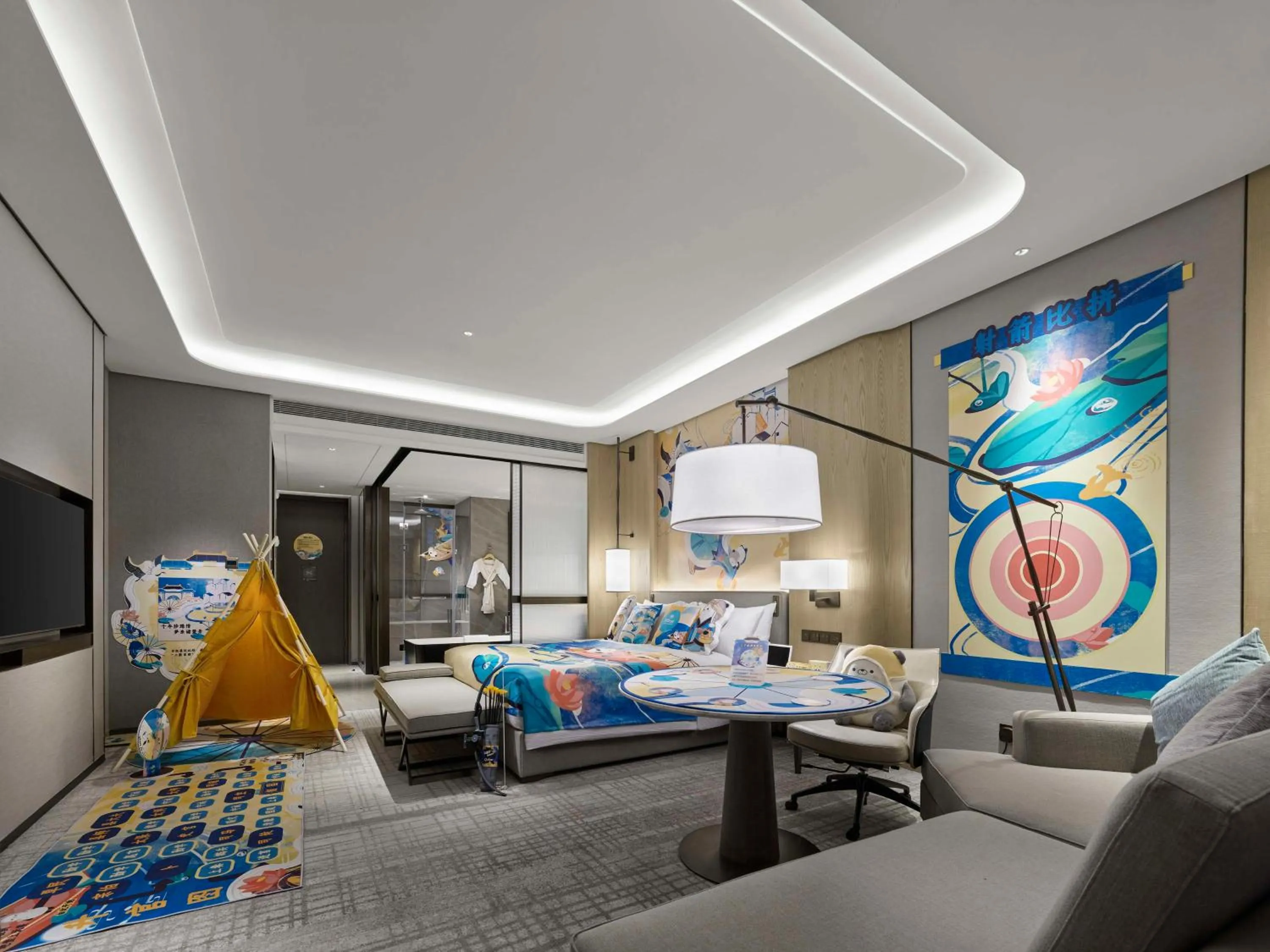 Photo of the whole room in Hilton Zhuji