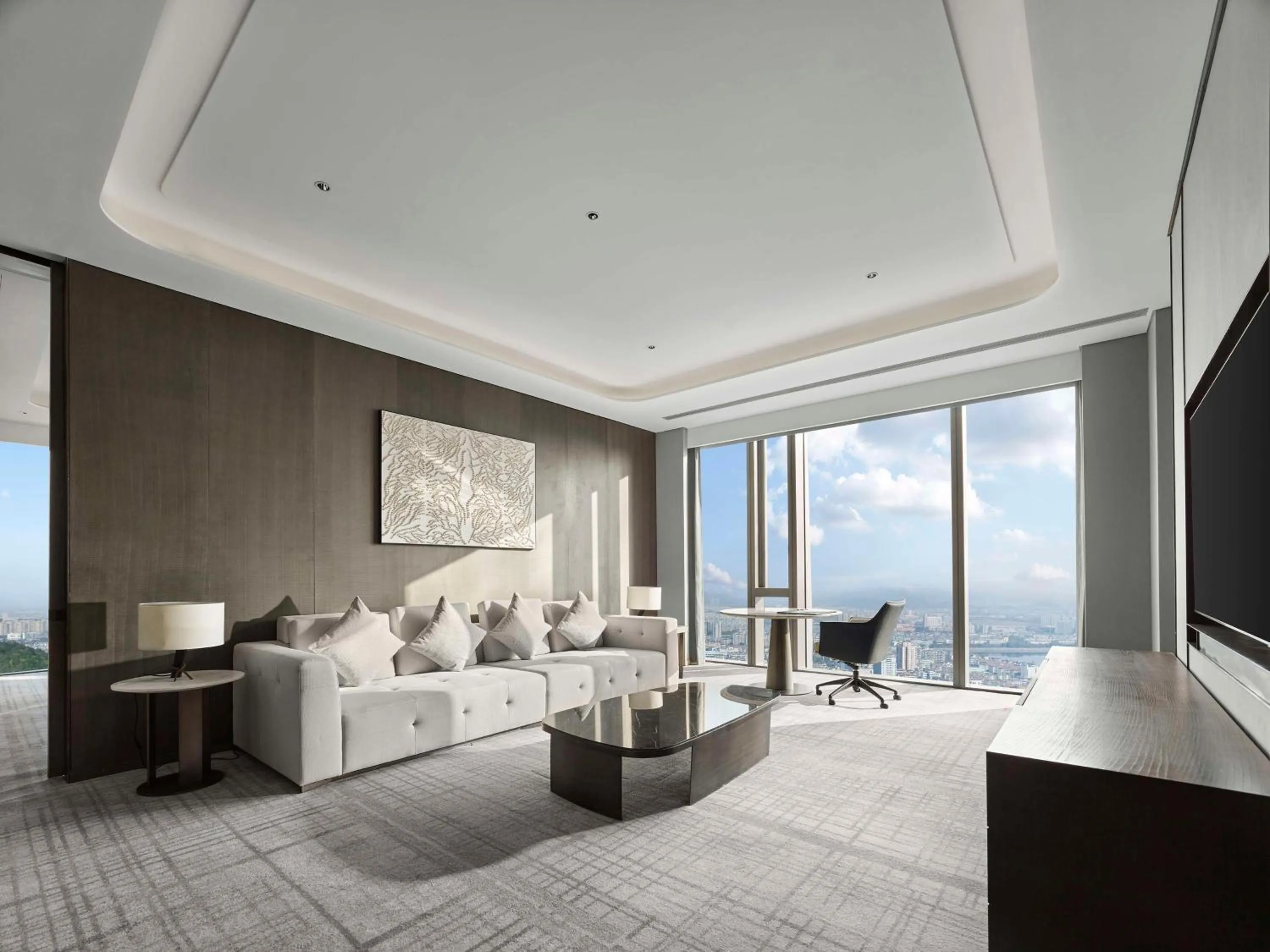 Living room in Hilton Zhuji