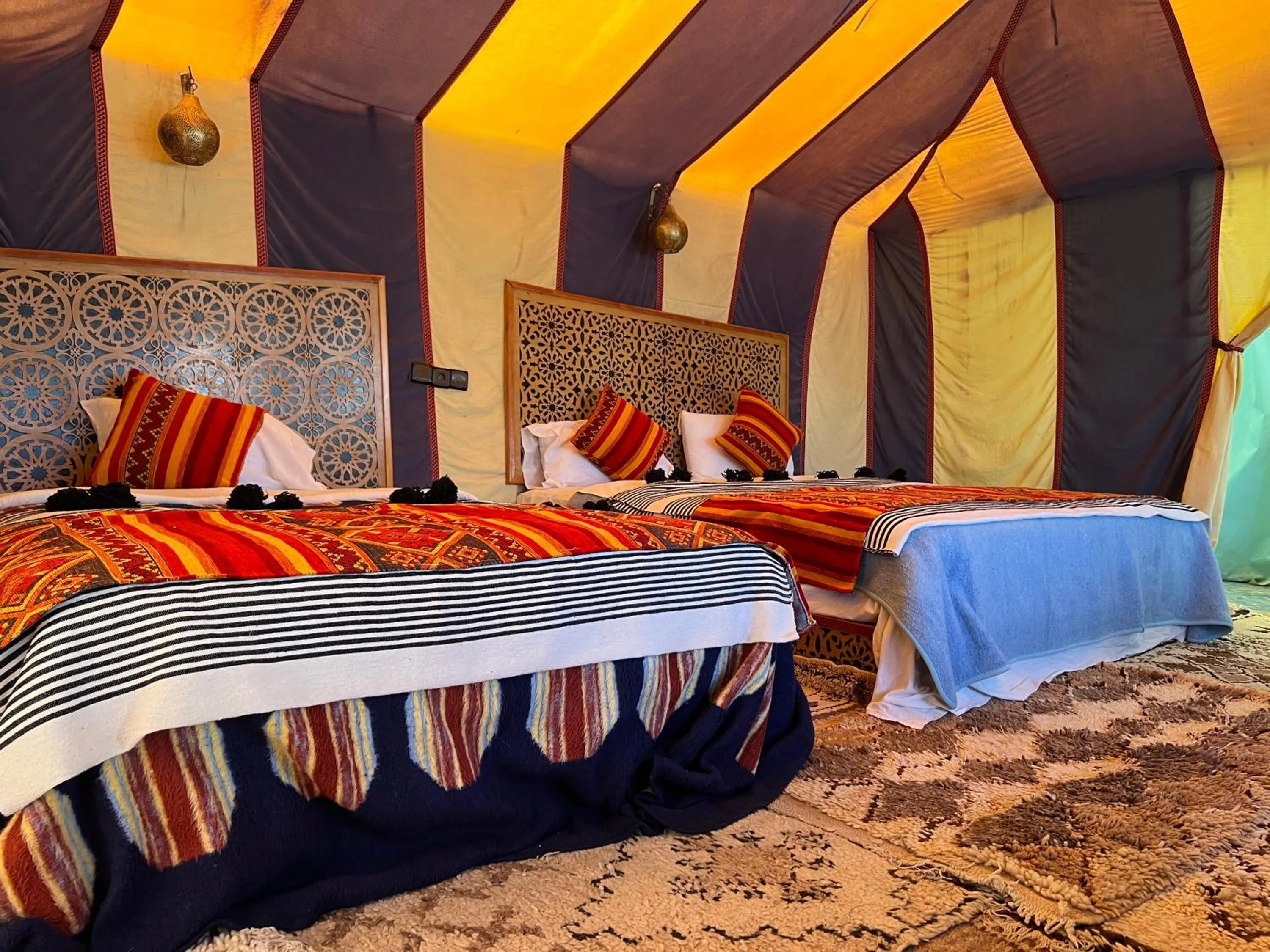 Bed in Hotel ksar merzouga
