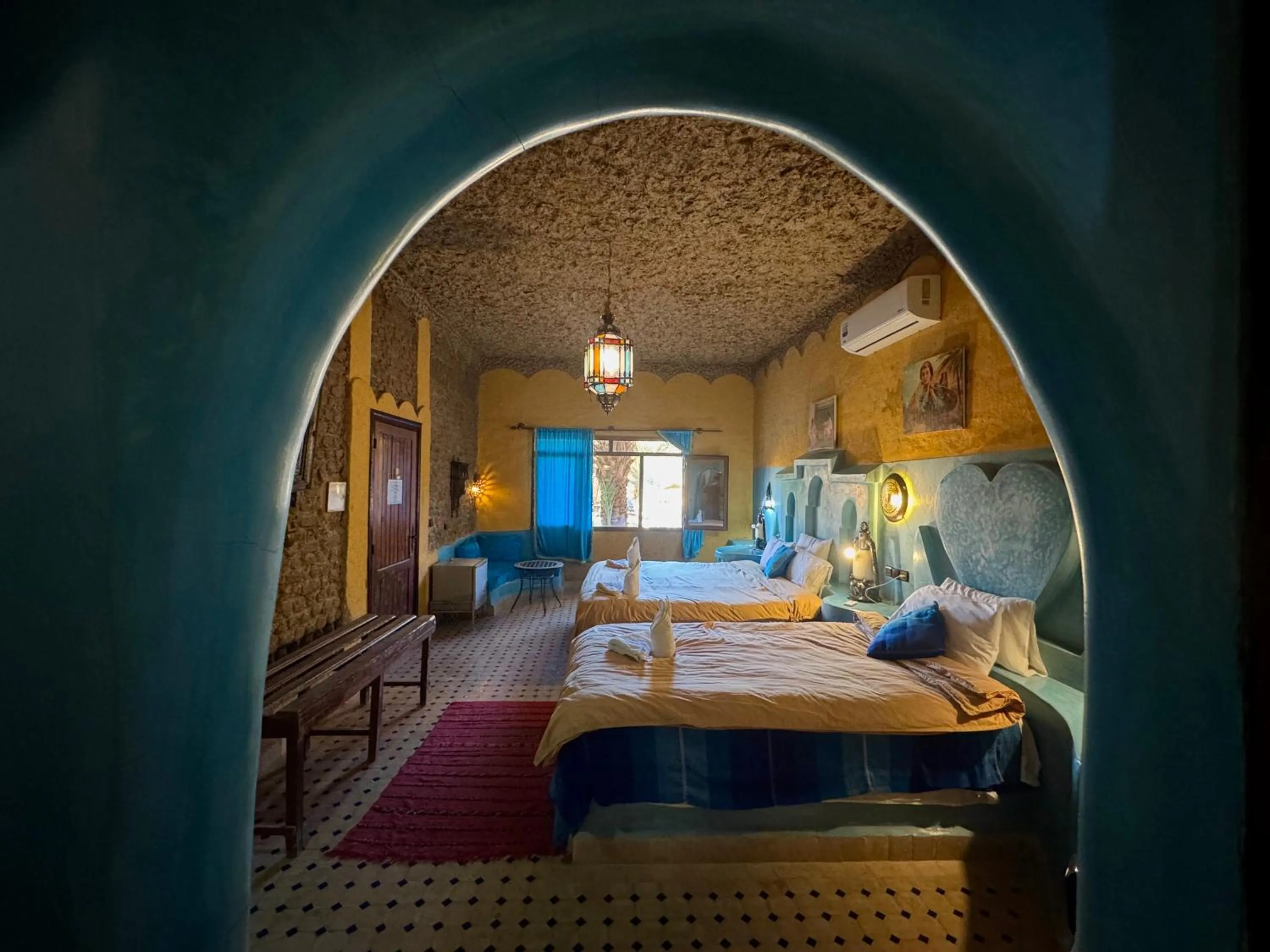 Bed in Hotel ksar merzouga