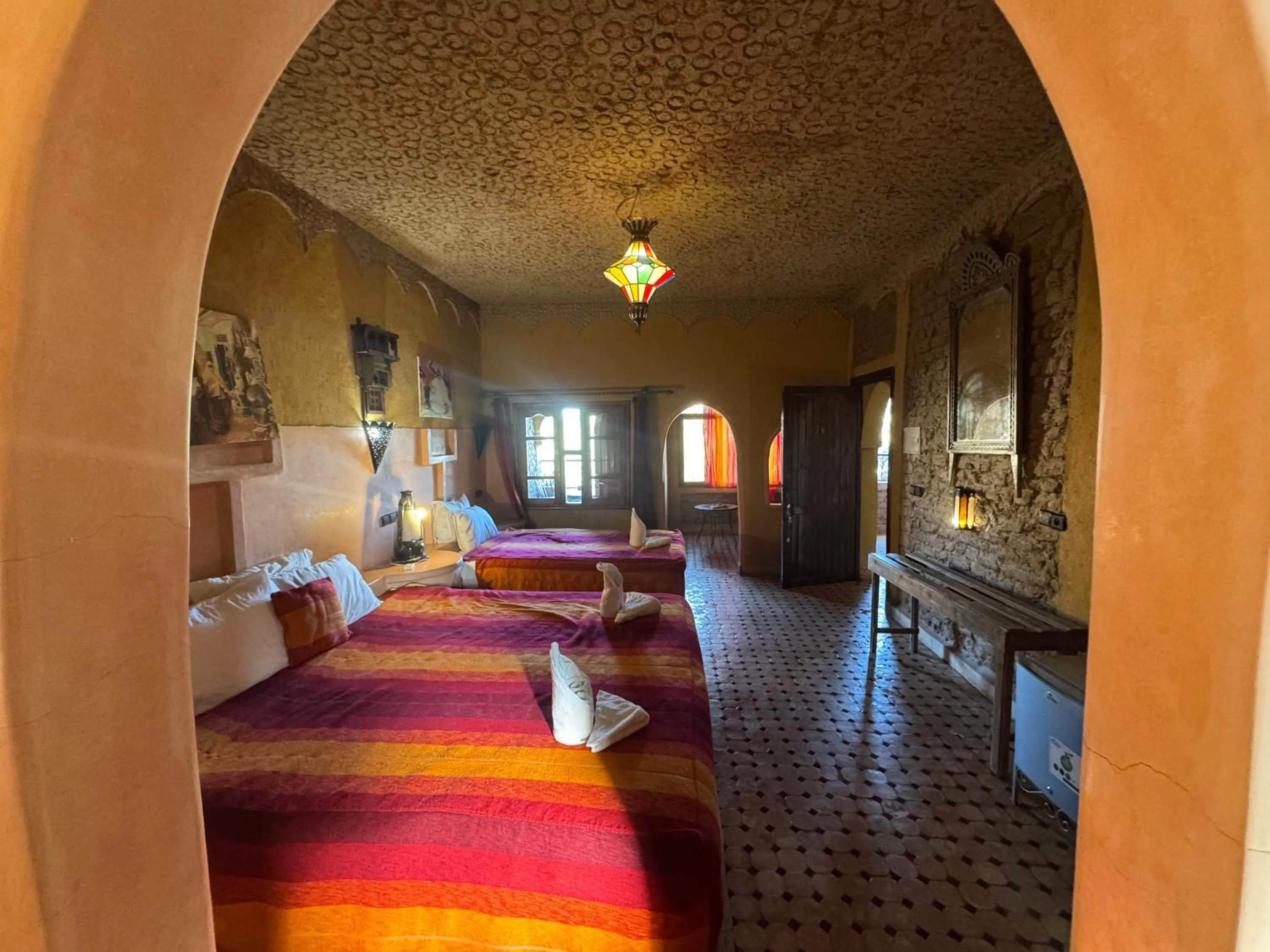 Bed in Hotel ksar merzouga