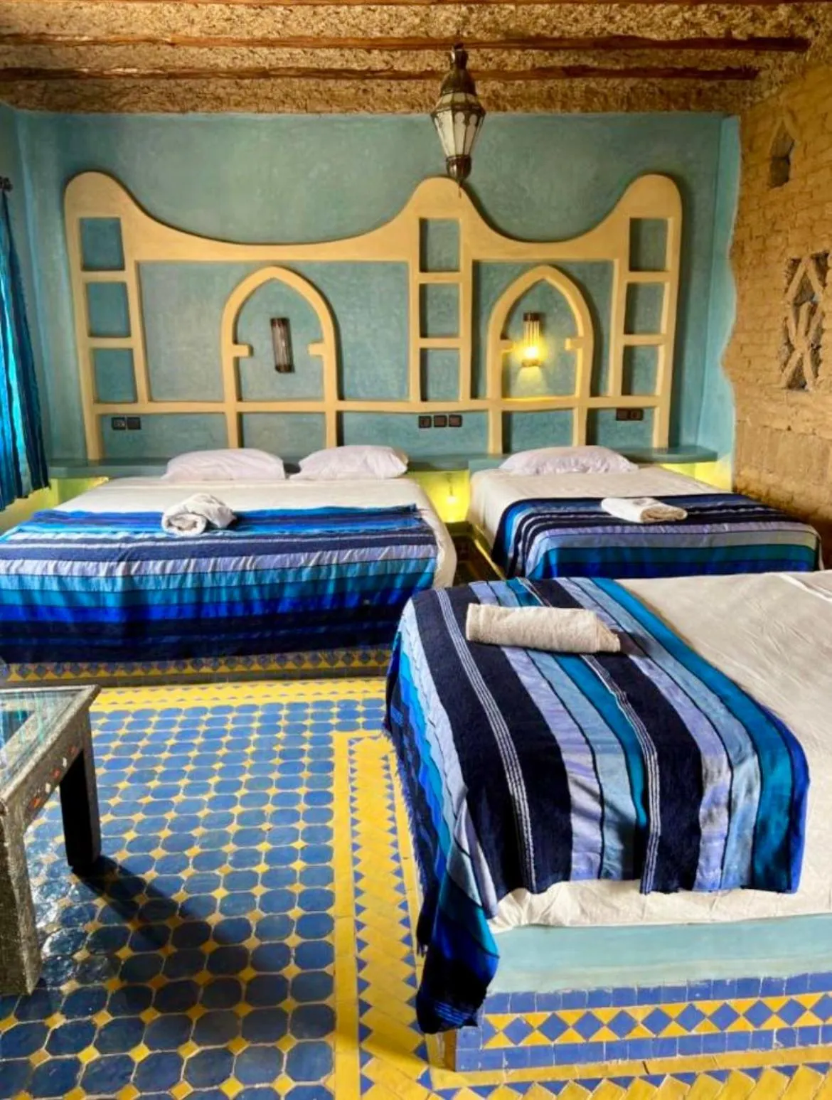 Bed in Hotel ksar merzouga