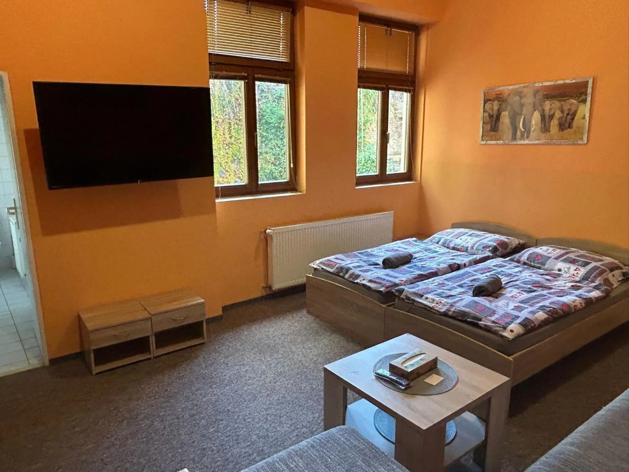 Bed in Thermal Apartments