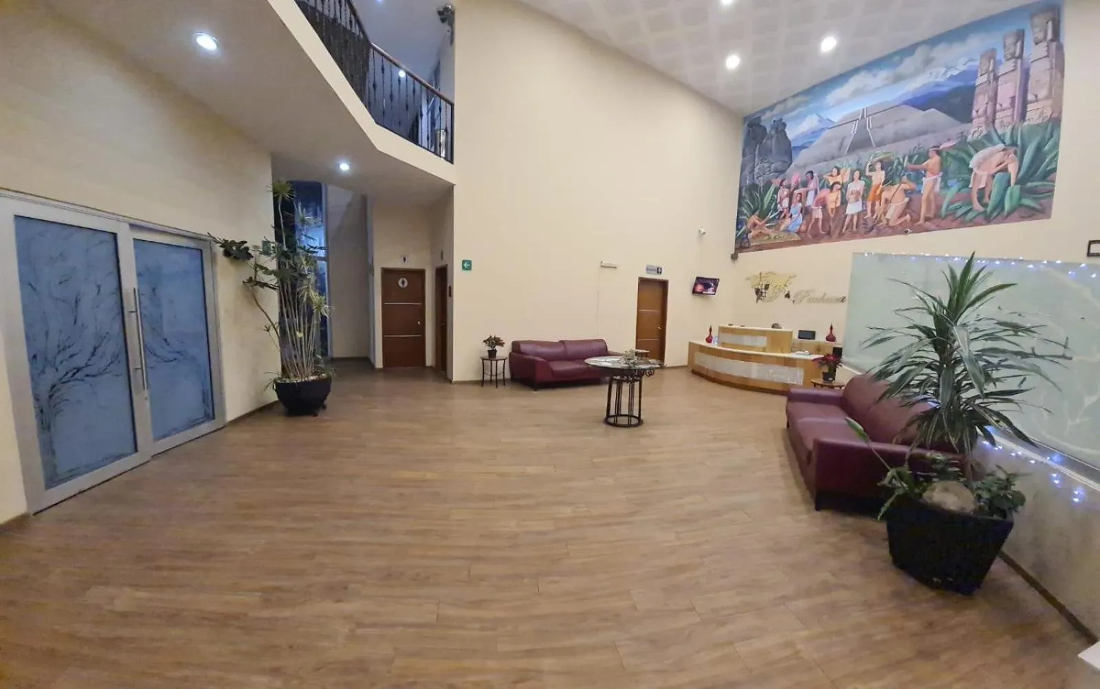 Communal lounge/ TV room in HOTEL PLAZA PACHUCA