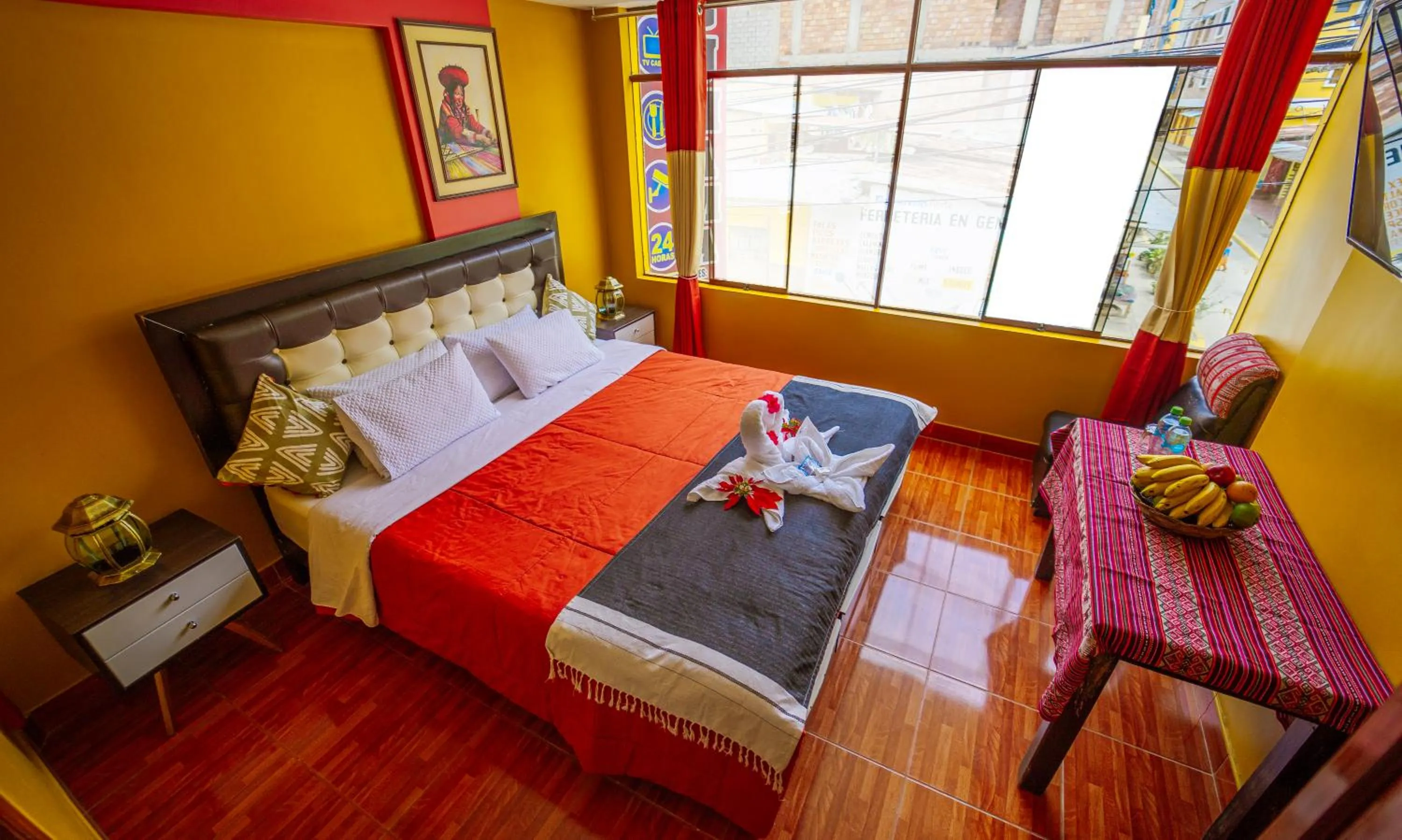 Bed in Yacumama Santa Teresa