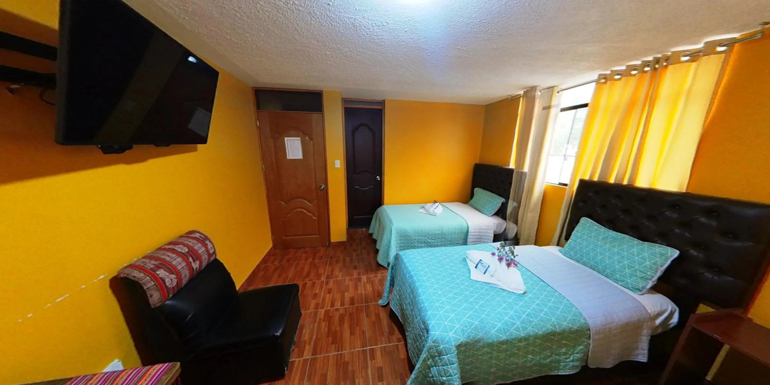 Bed in Yacumama Santa Teresa