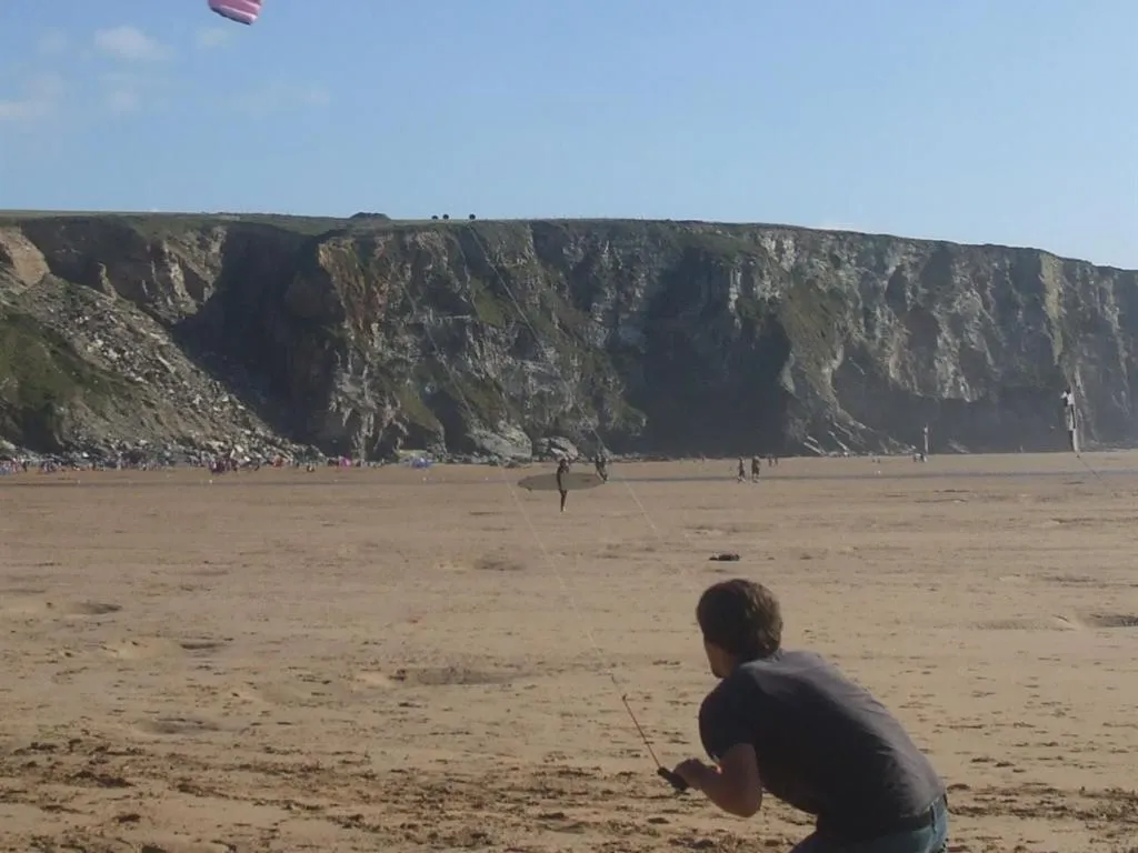 Beach in Trevarrian Lodge