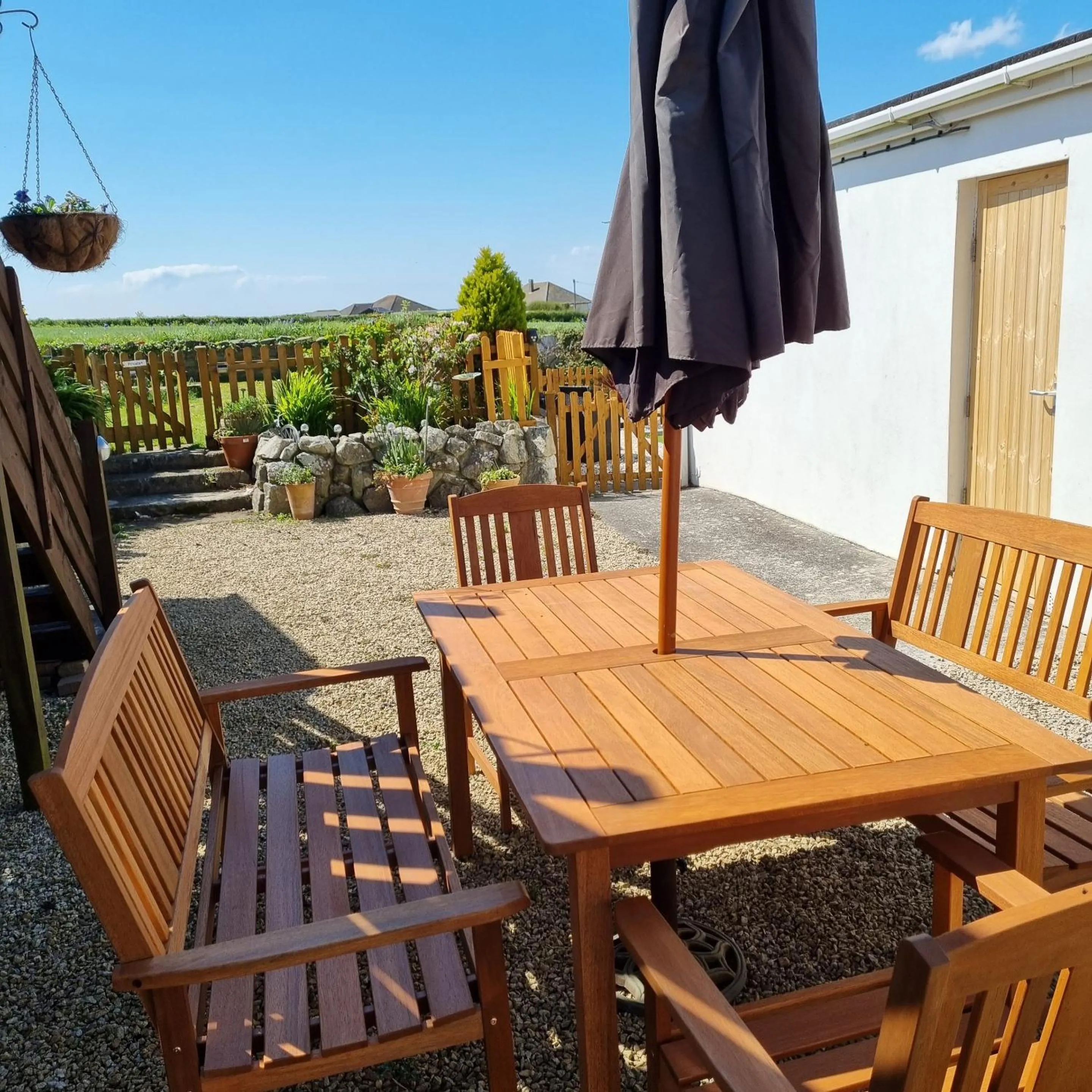 Garden in Trevarrian Lodge