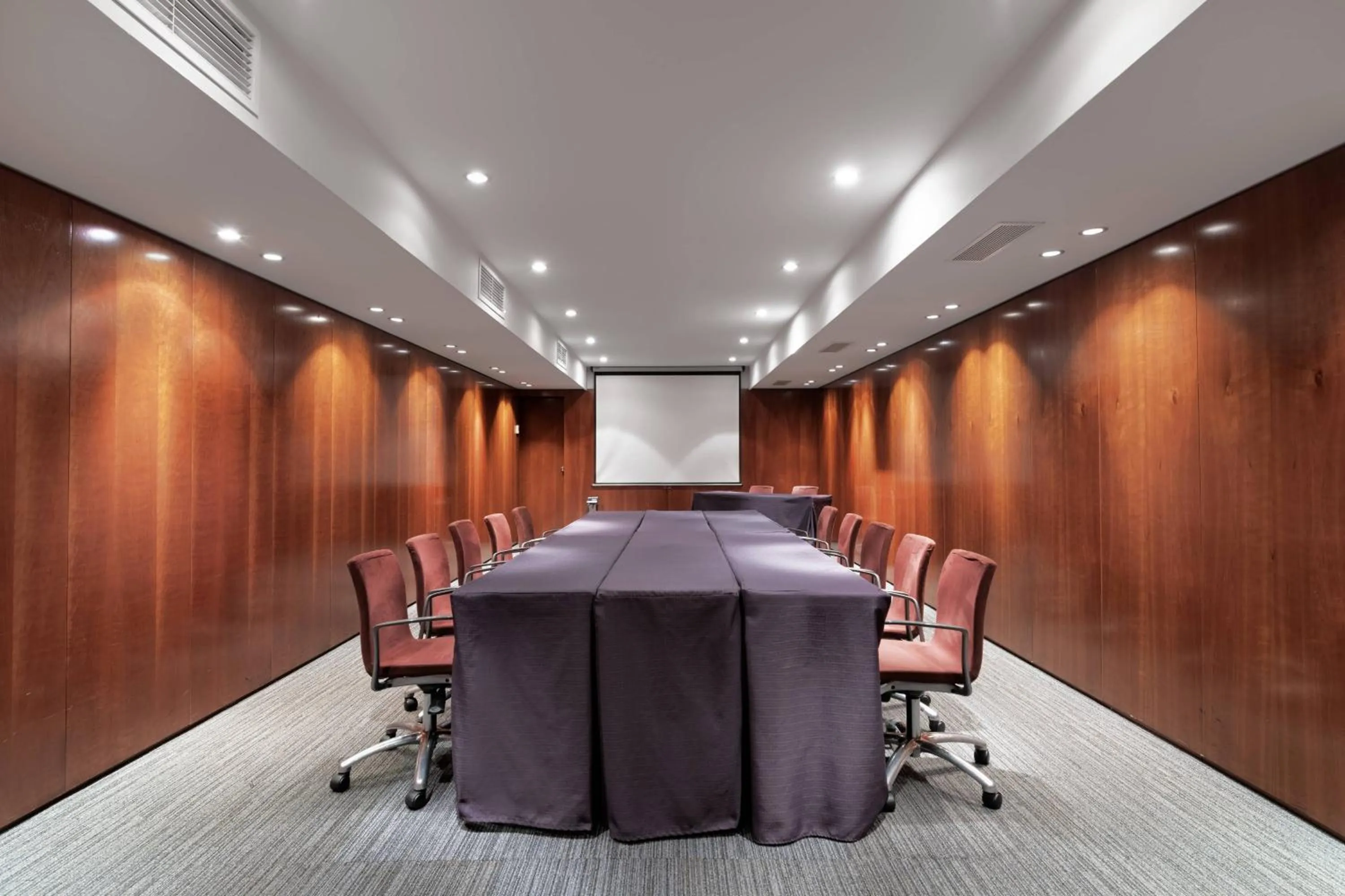 Meeting/conference room in AC Hotel Málaga Palacio by Marriott