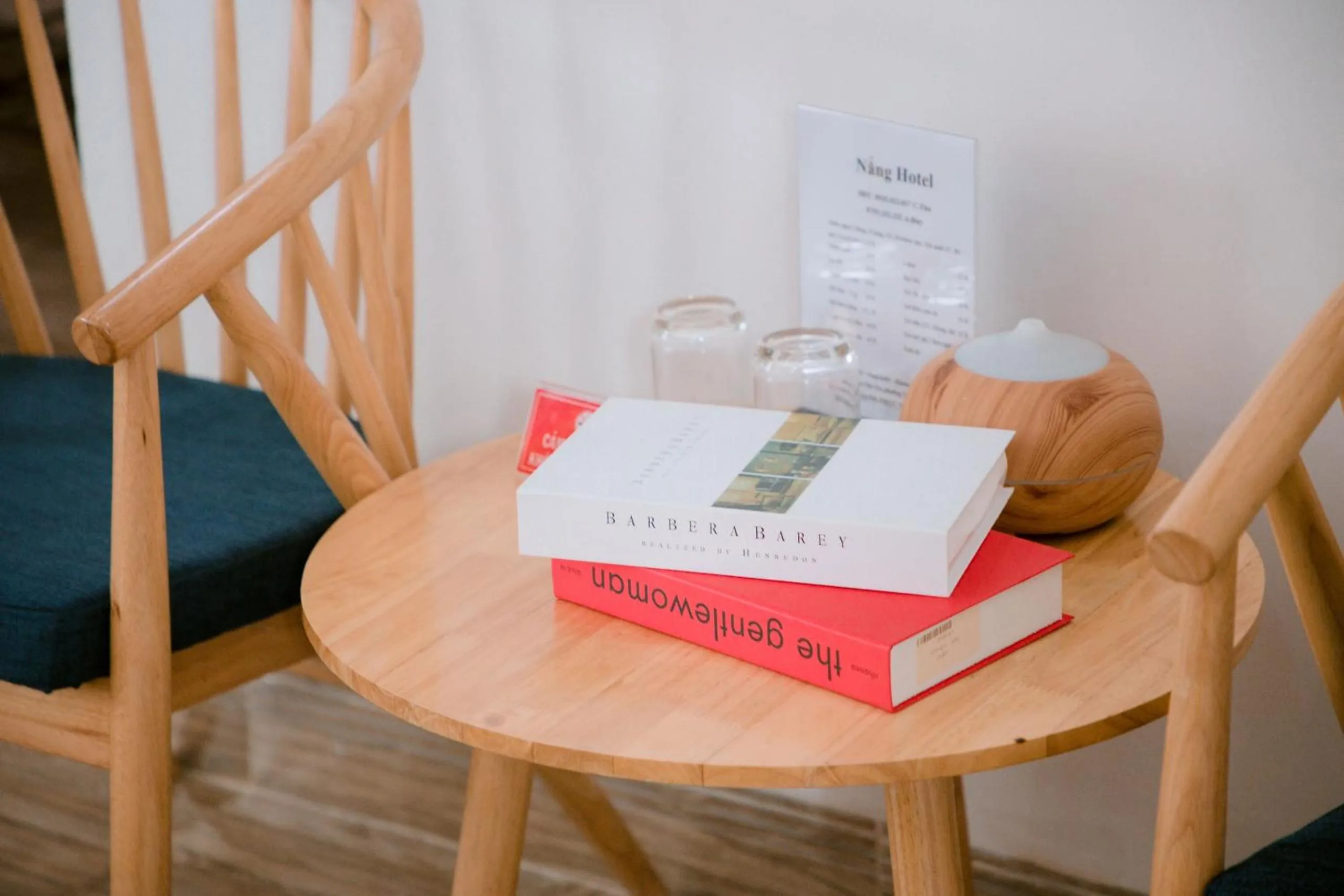 Seating area in Hotel Nắng