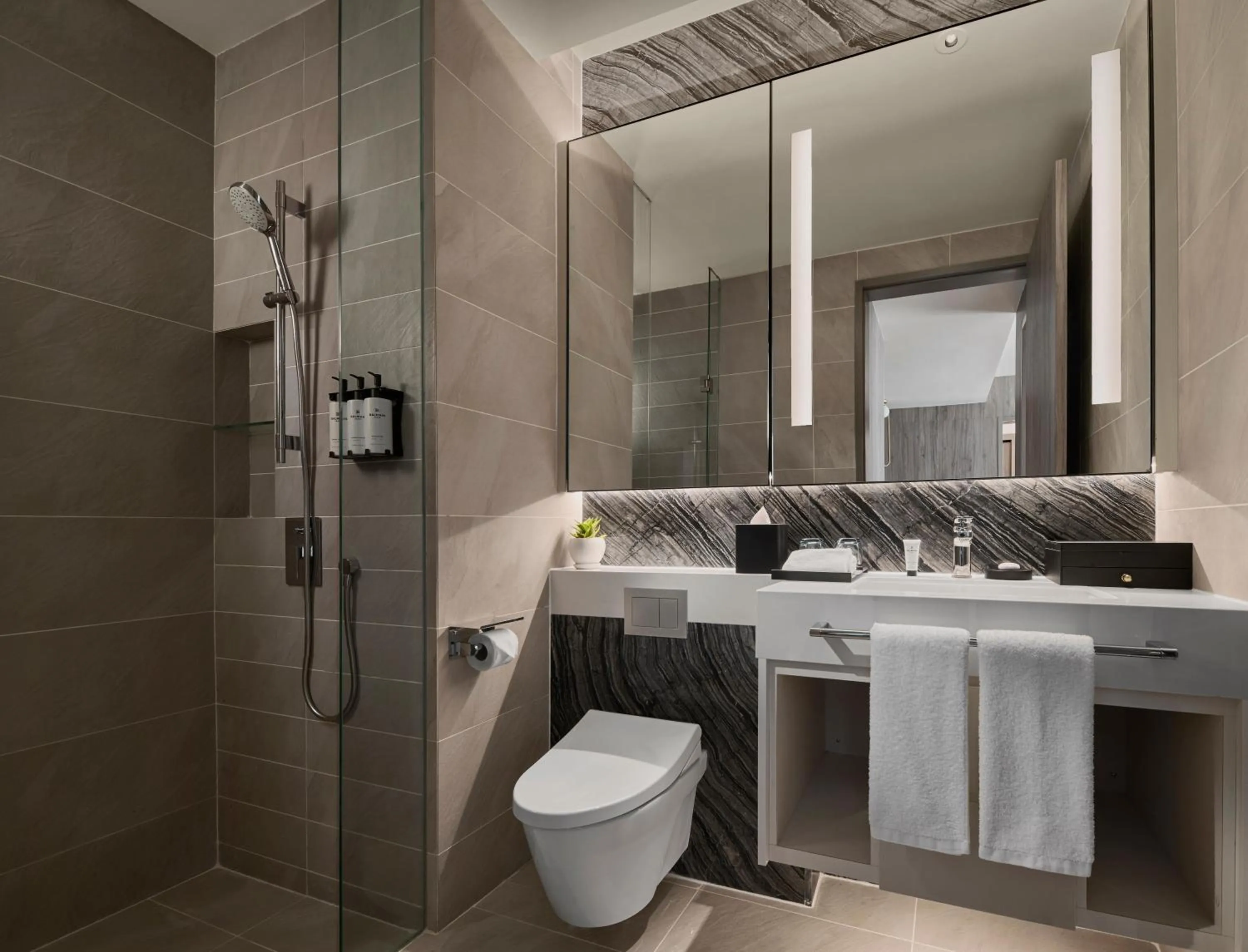 Bathroom in Pan Pacific Serviced Suites Kuala Lumpur