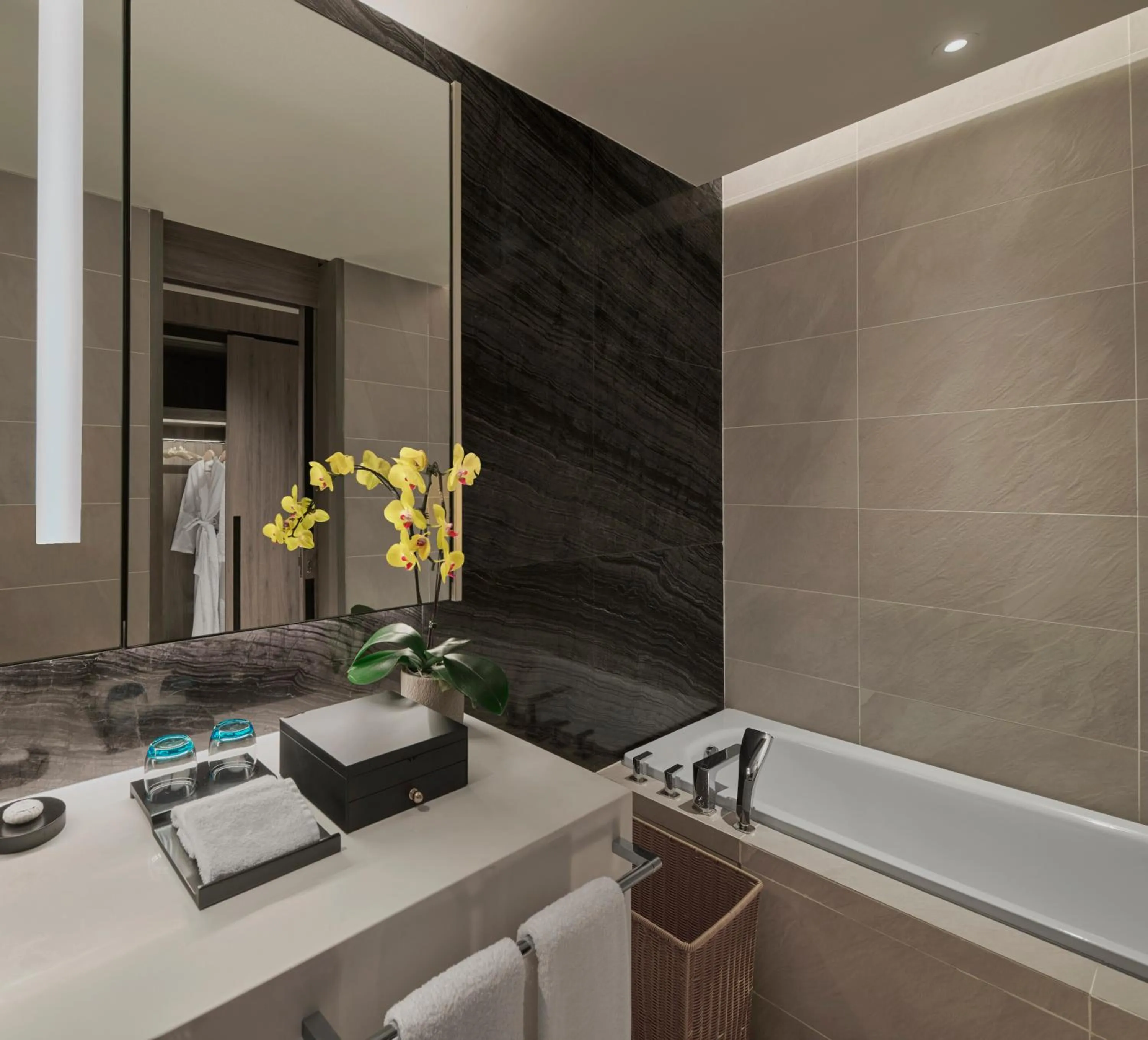 Bath in Pan Pacific Serviced Suites Kuala Lumpur