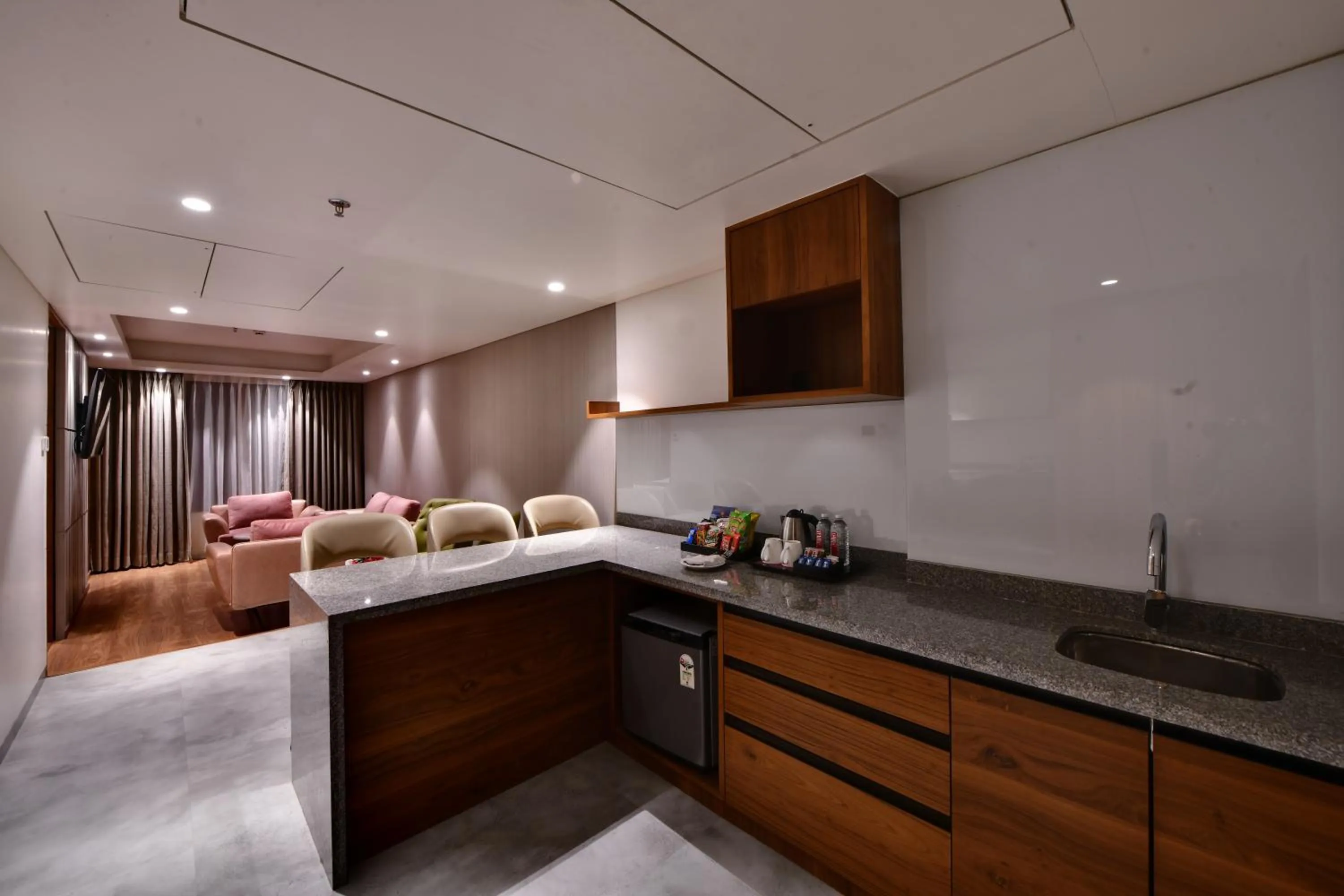 Kitchen or kitchenette in Regenta Fairlark Vadodara