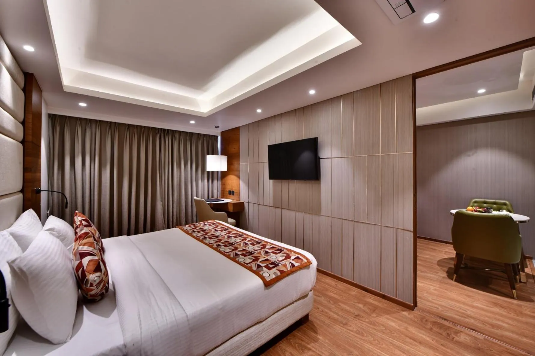 Bedroom, Bed in Regenta Fairlark Vadodara