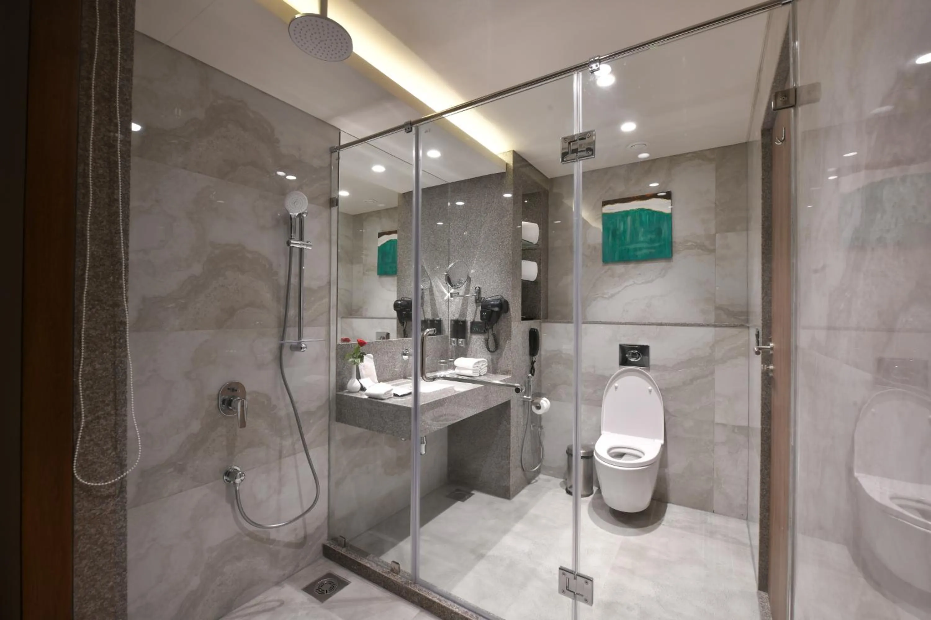 Shower in Regenta Fairlark Vadodara