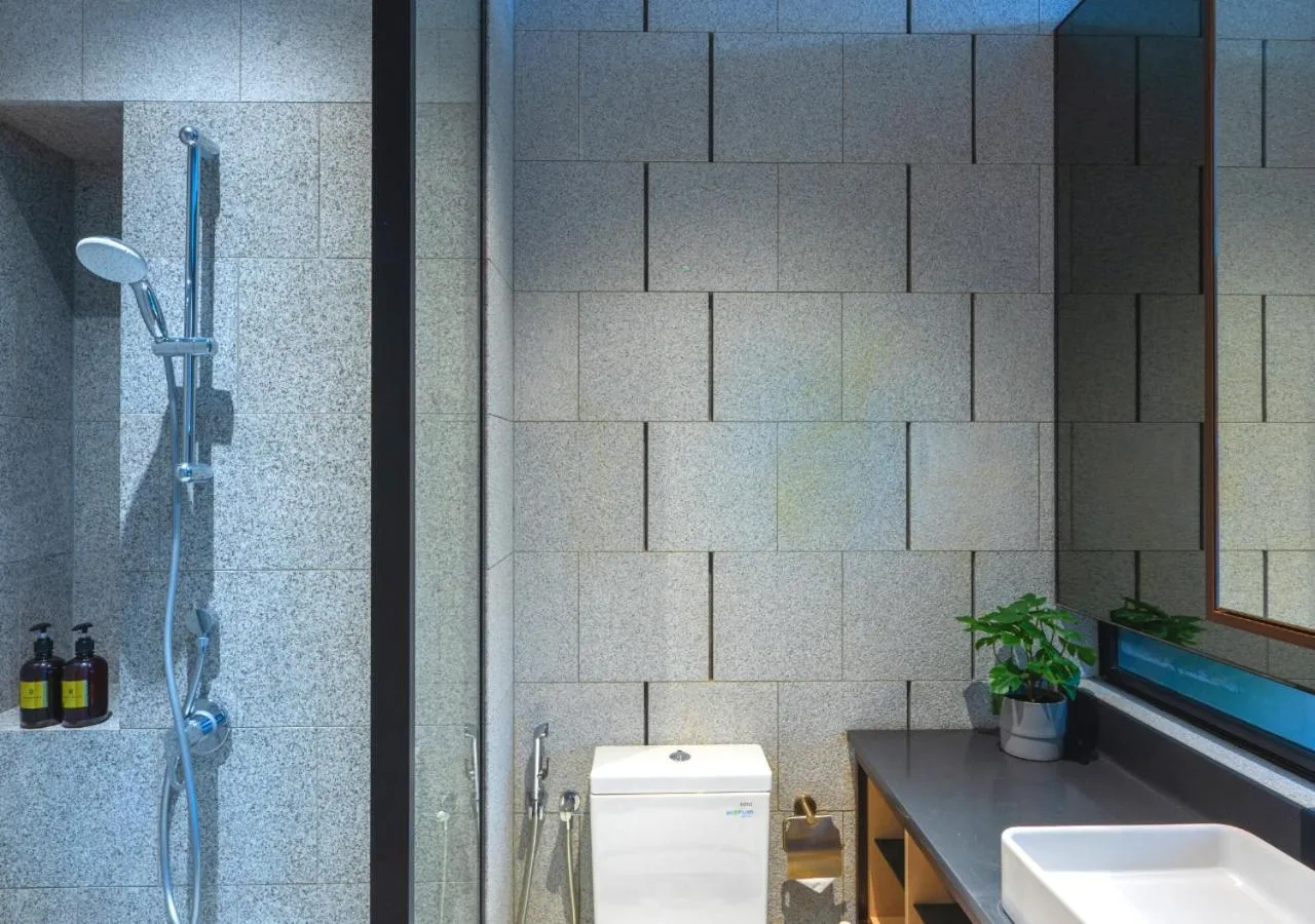 Bathroom in Greystone Scarletz Suites