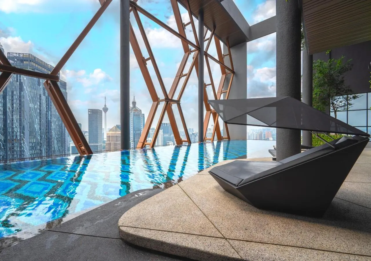 Pool view in Greystone Scarletz Suites