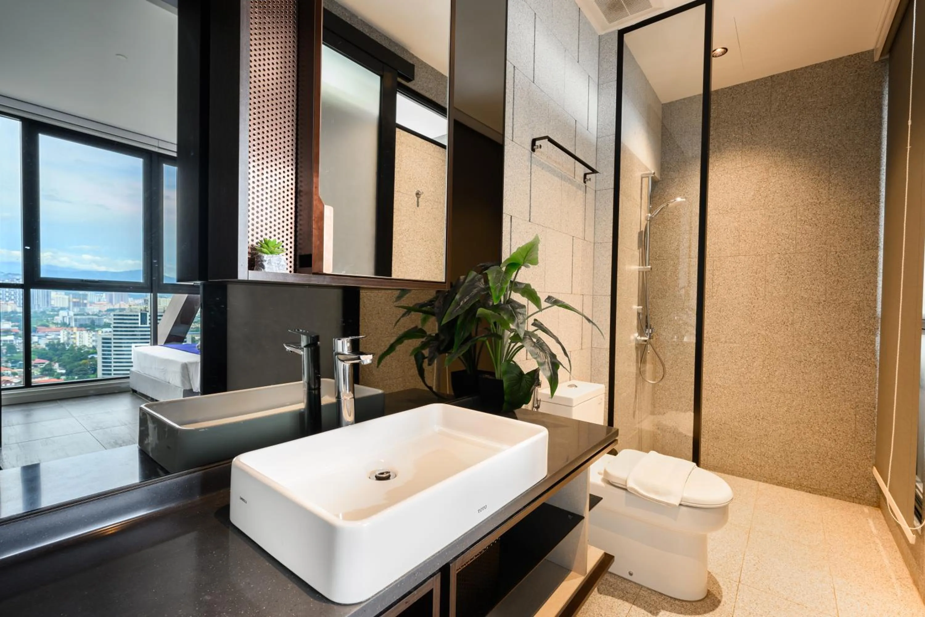 Toilet in Greystone Scarletz Suites