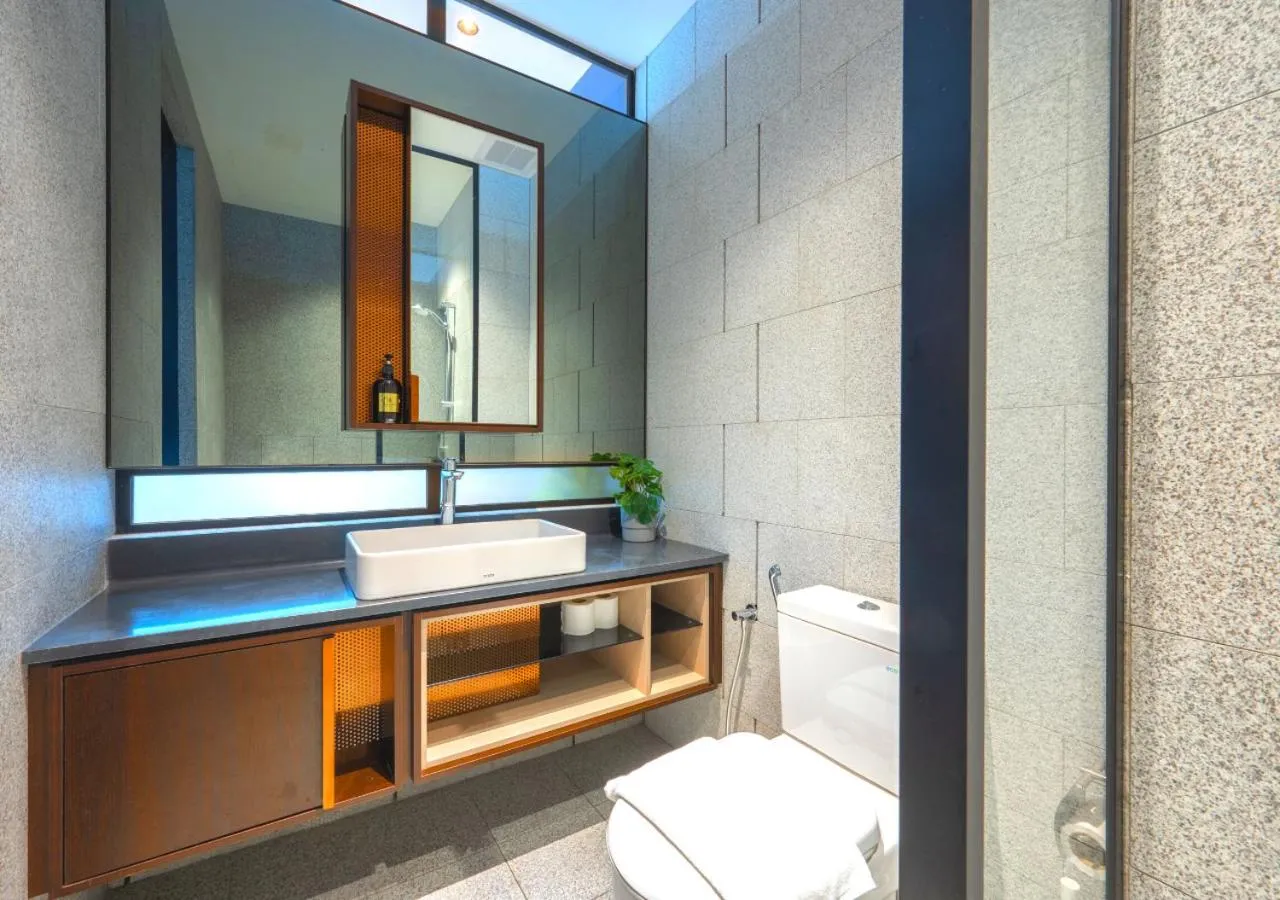 Bathroom in Greystone Scarletz Suites