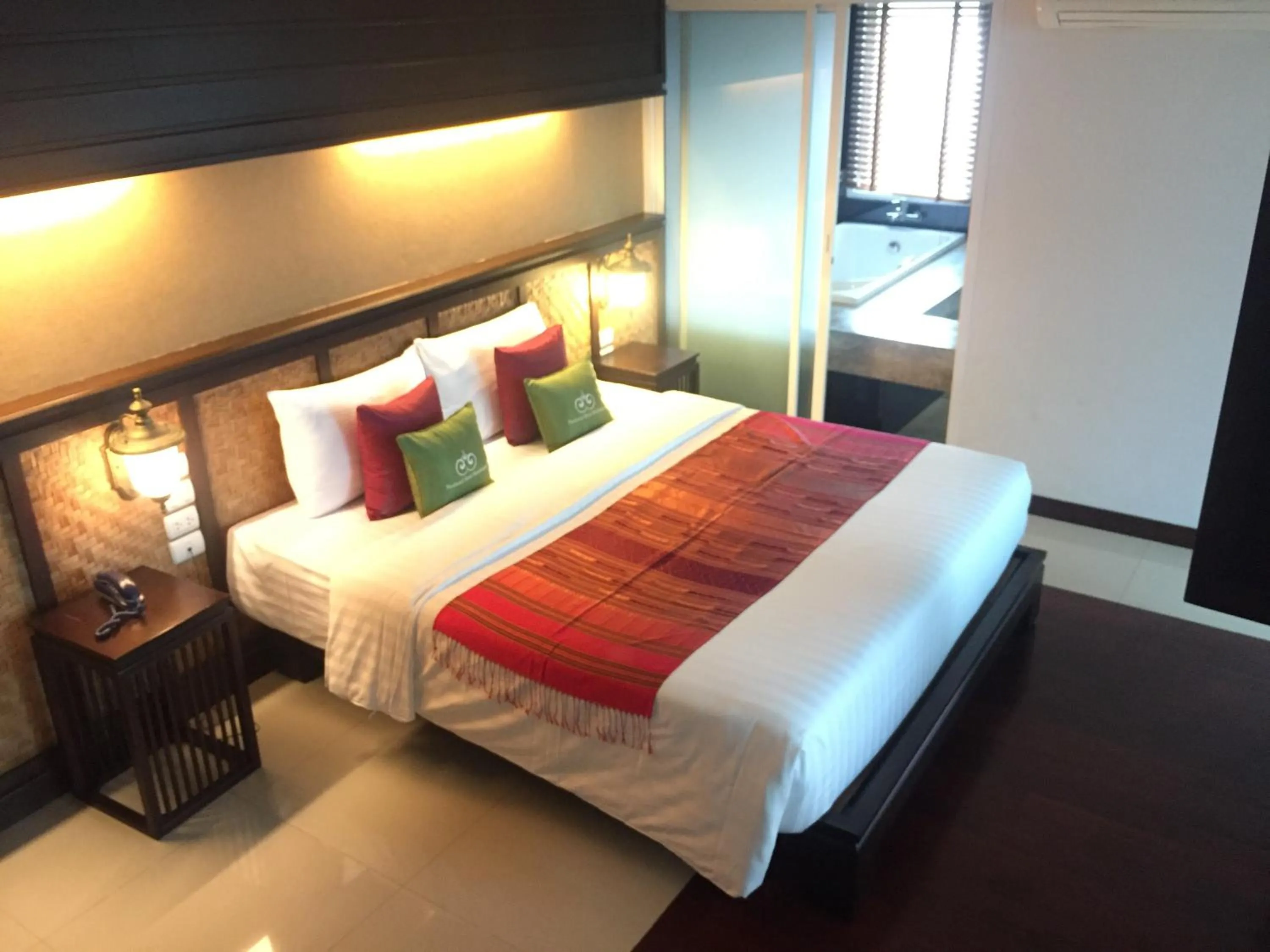 Bed in Nordwind Hotel