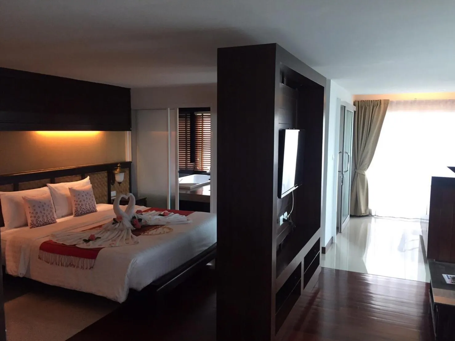 Bed in Nordwind Hotel