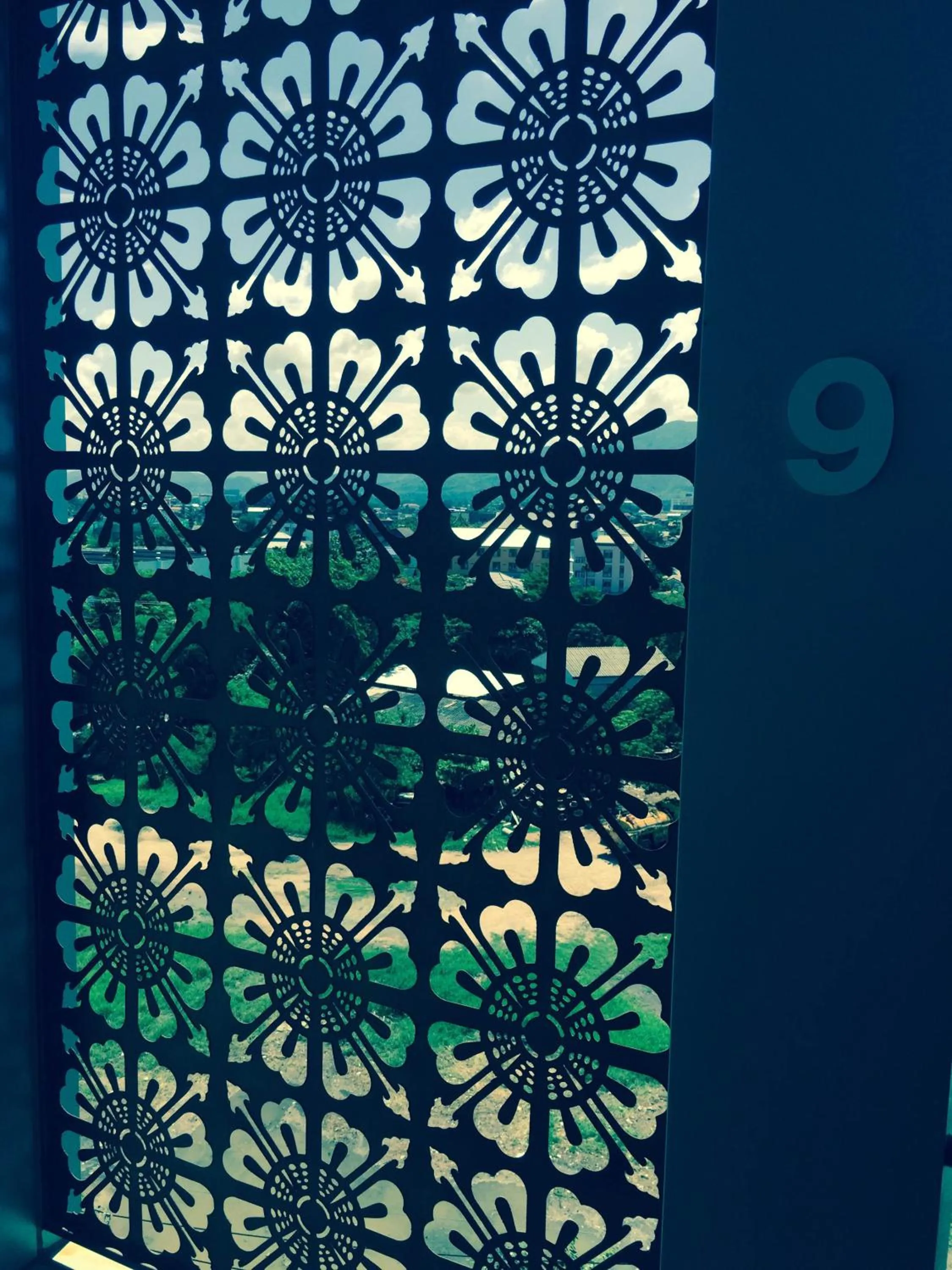 Decorative detail in Nordwind Hotel