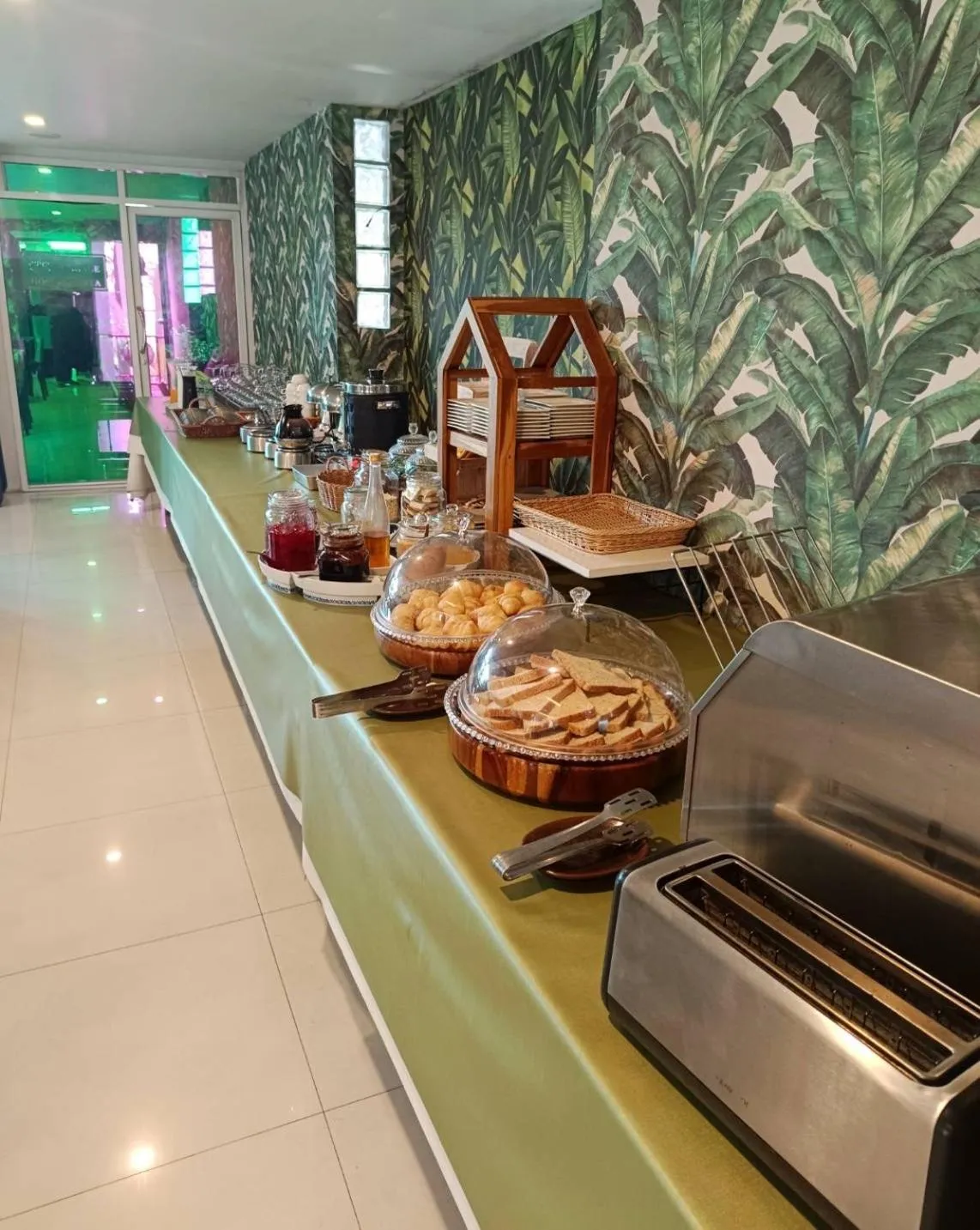 Buffet breakfast in Nordwind Hotel