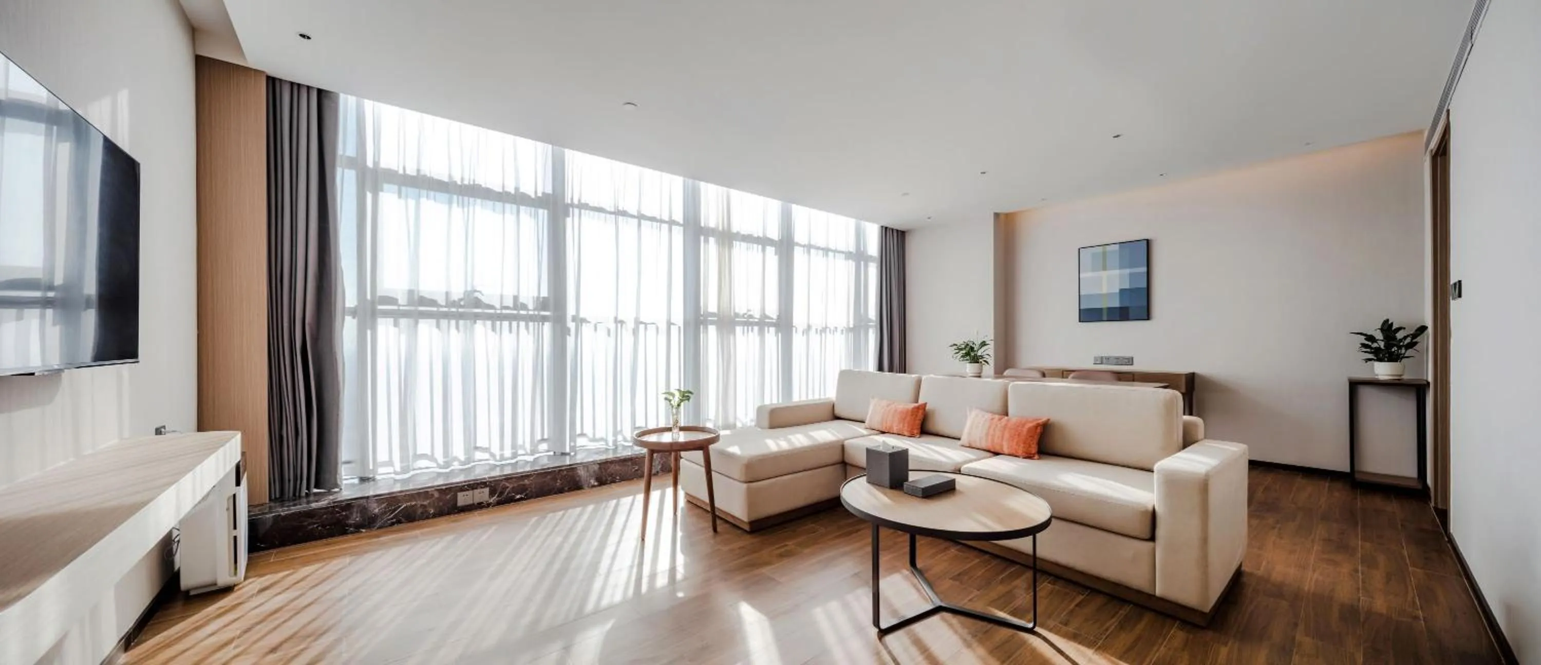 Living room in Shanxi Xiaohe Xincheng Talent Apartment