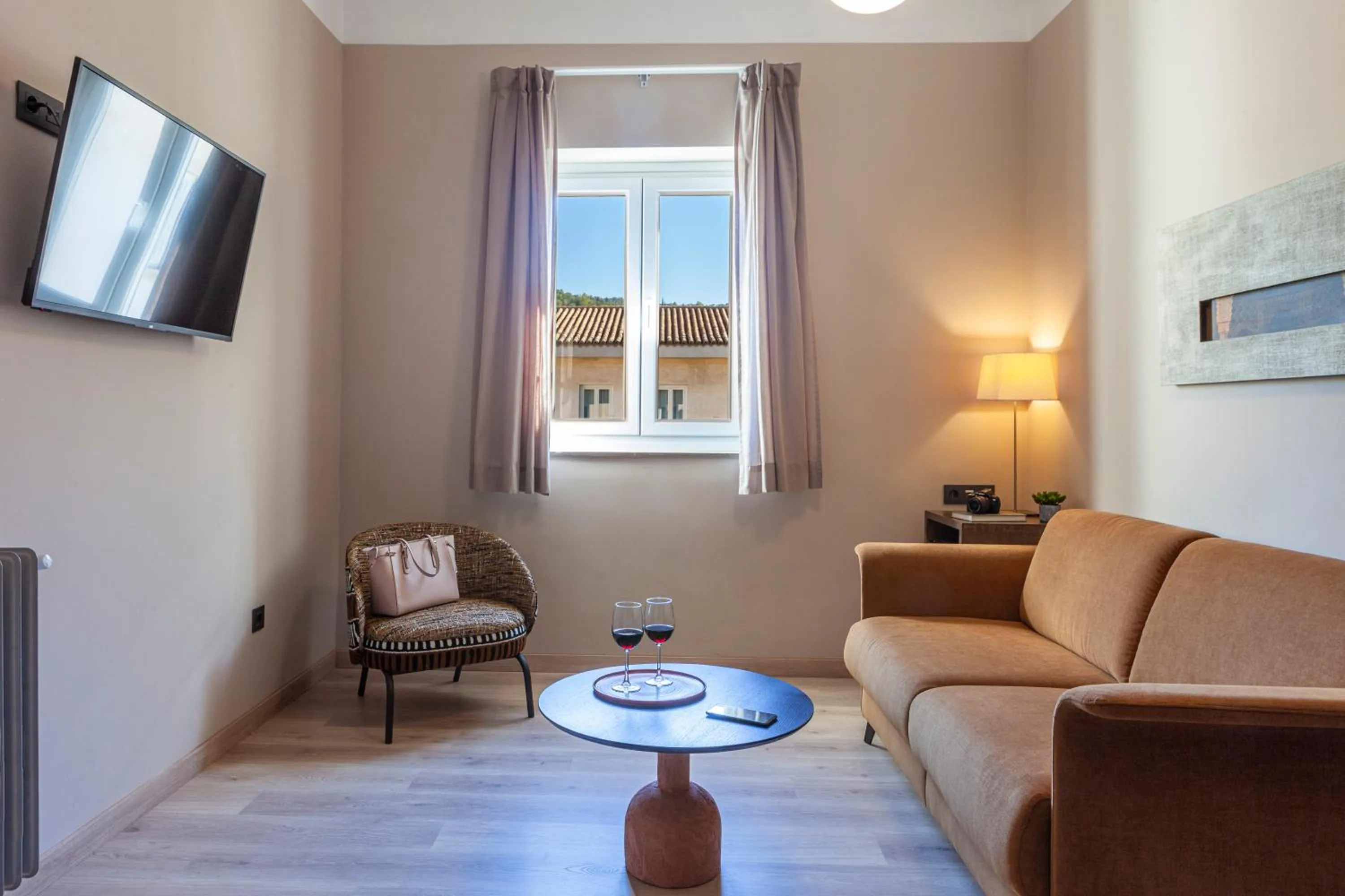 Living room in Hotel Macià Monasterio de los Basilios