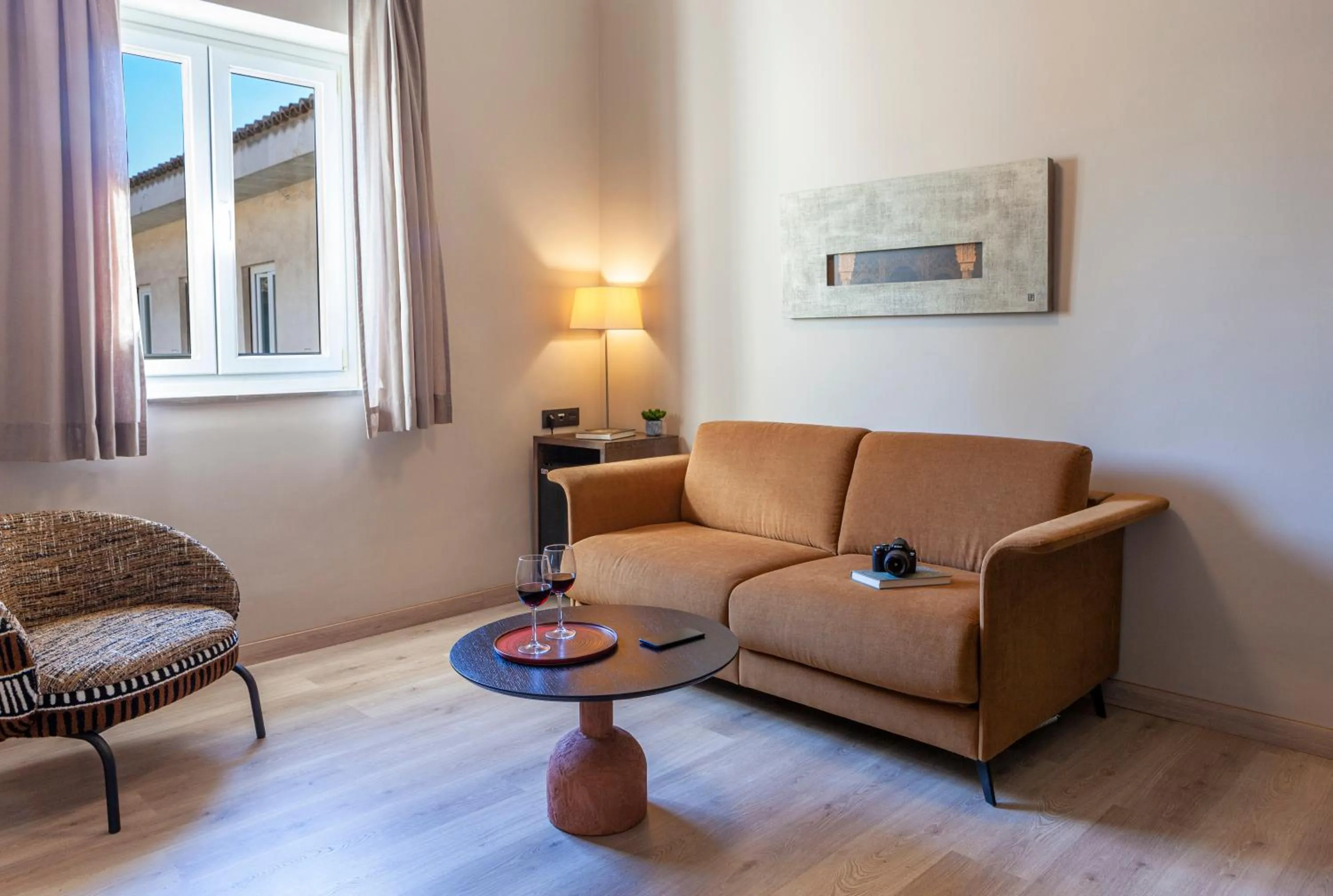 Living room in Hotel Macià Monasterio de los Basilios