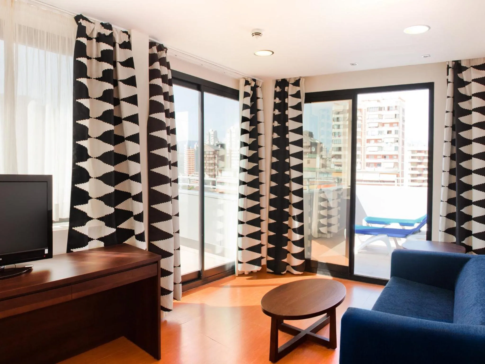 Seating area in Magic Aqua Rock Gardens