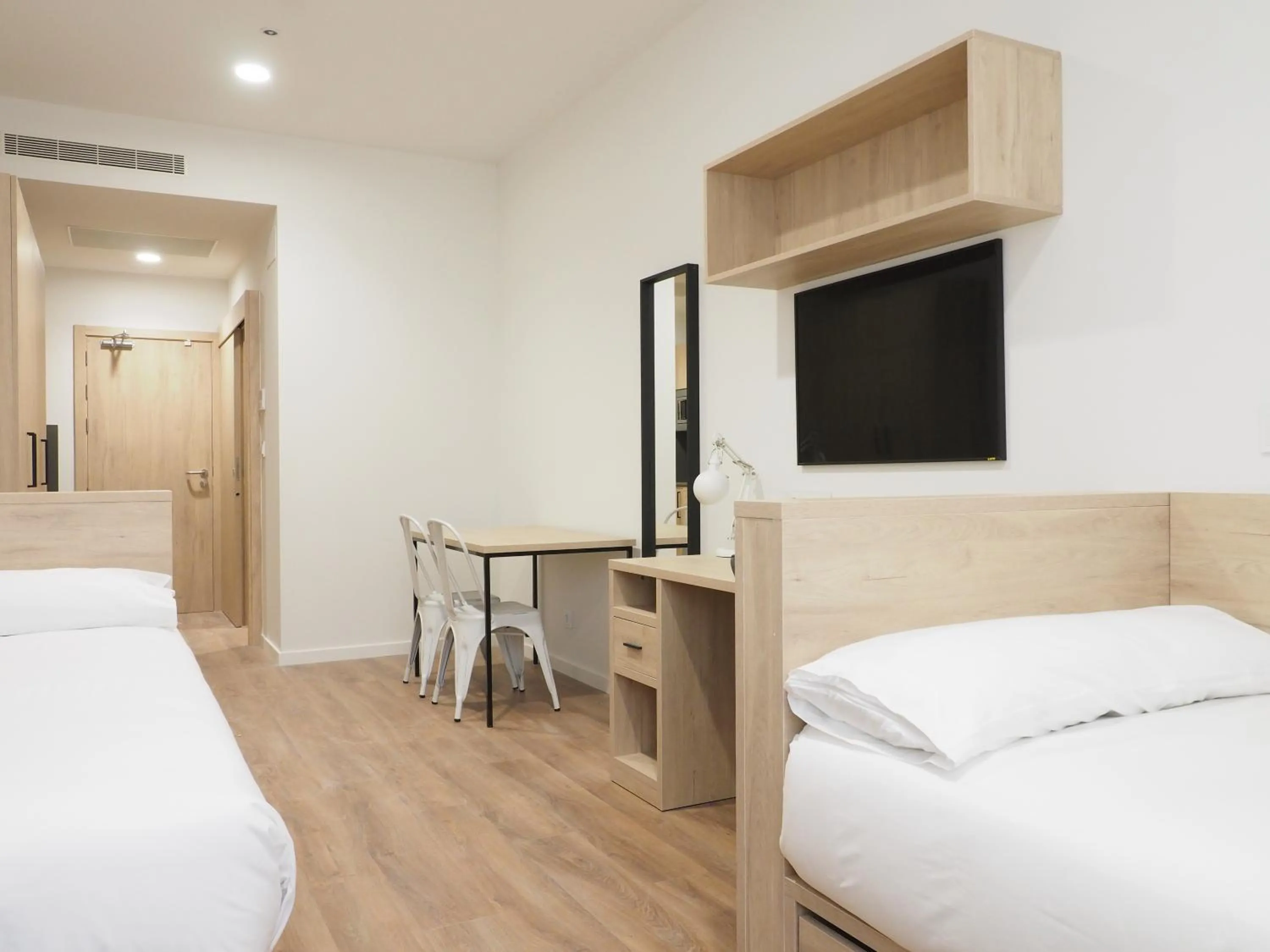 Bed in Micampus San Mamés Students Residence