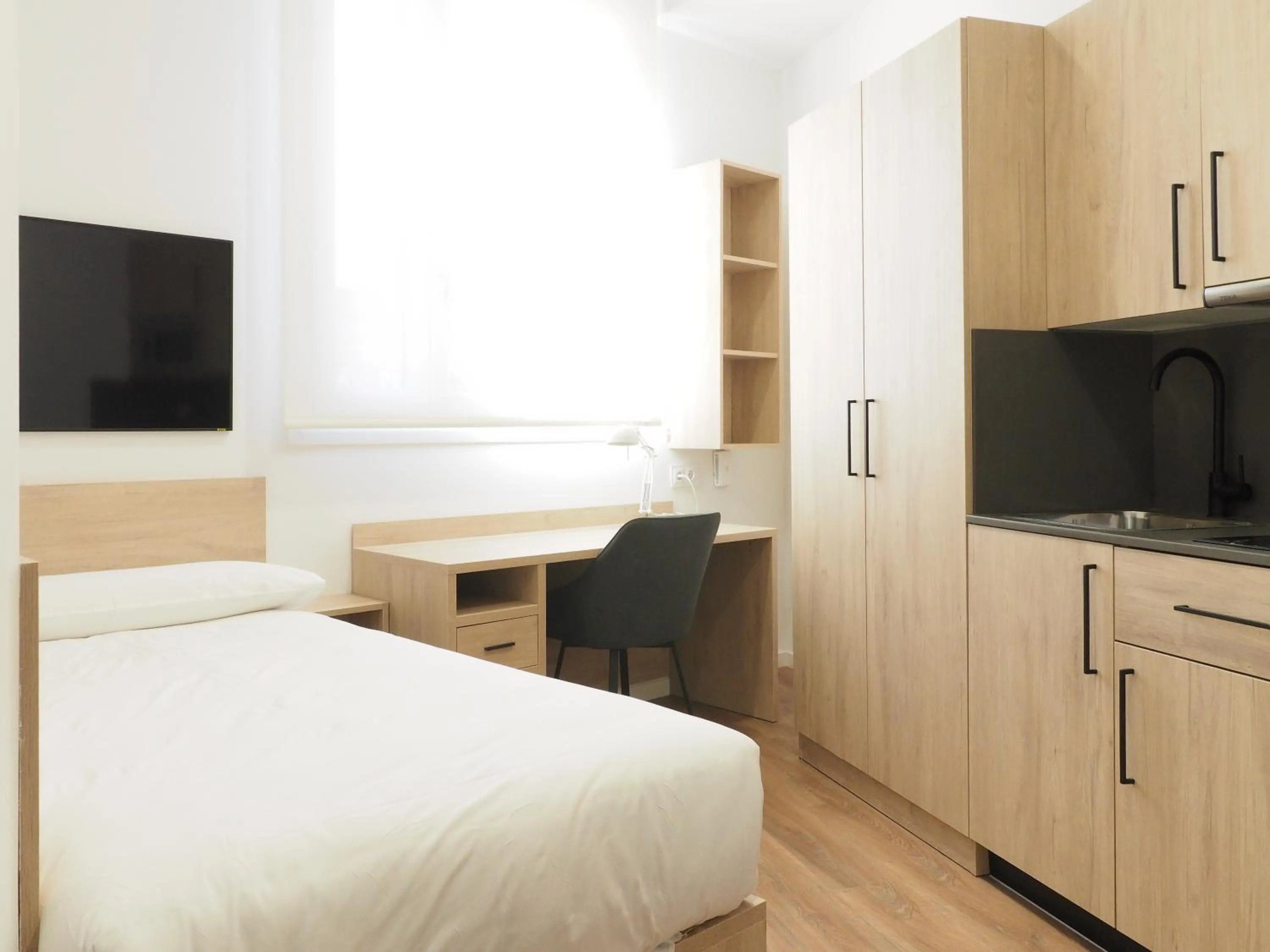 Photo of the whole room, Bed in Micampus San Mamés Students Residence