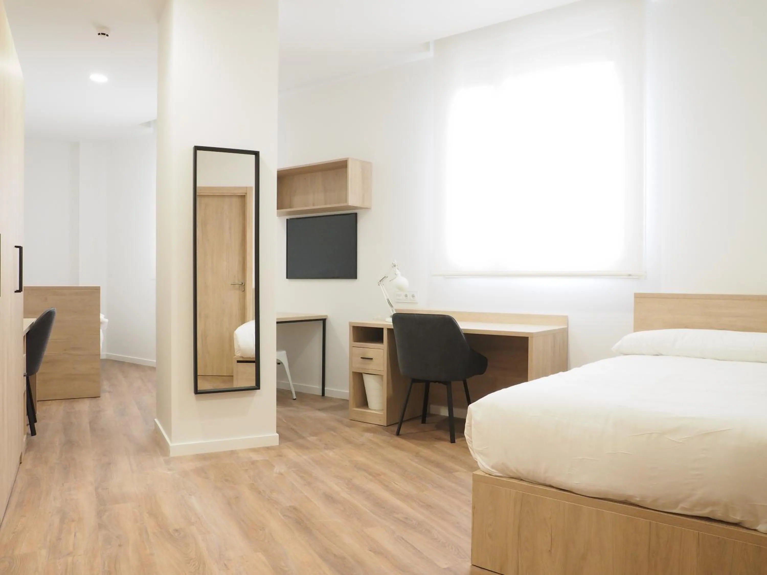 Bed in Micampus San Mamés Students Residence