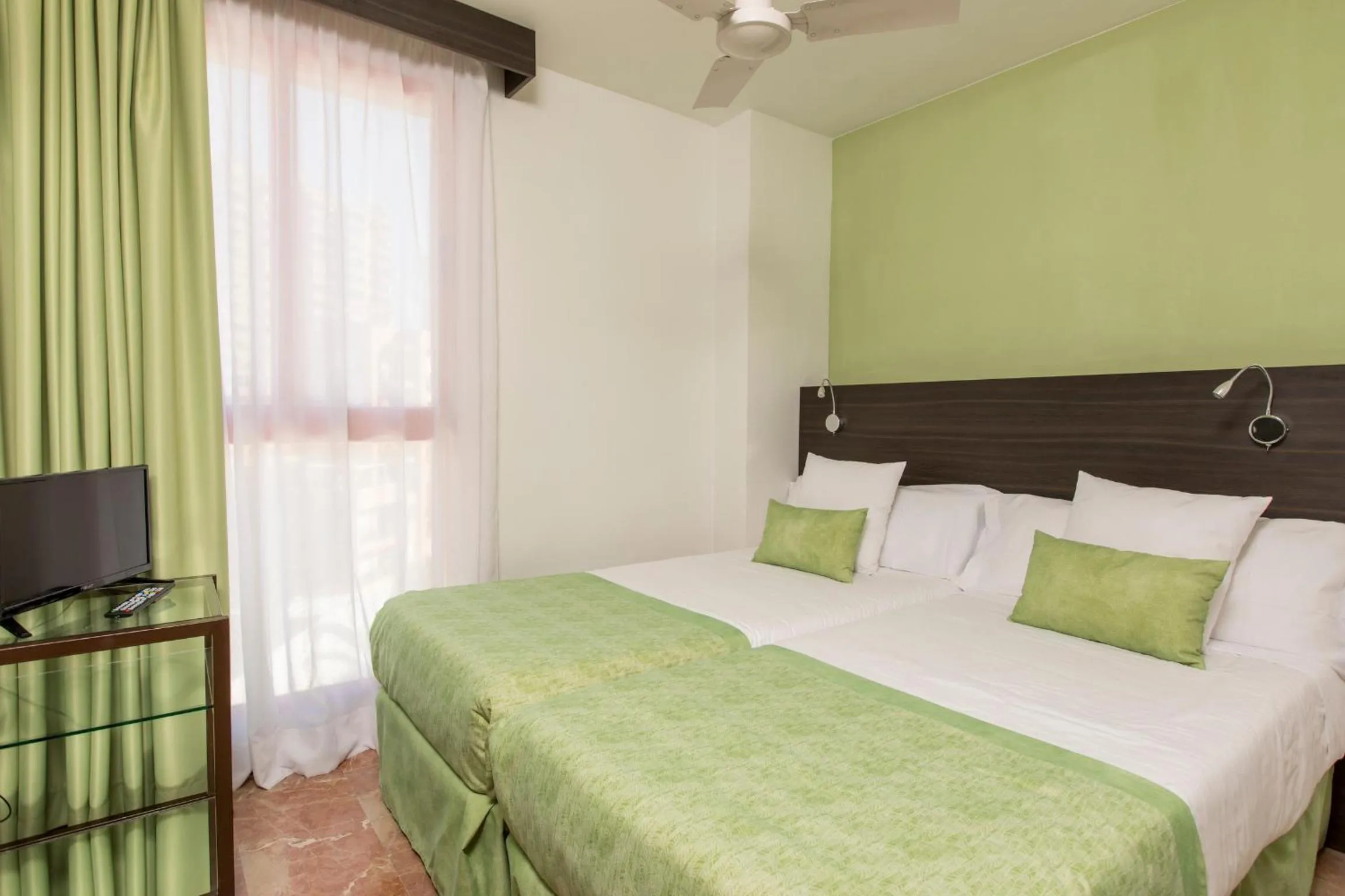 Bedroom, Bed in Magic Tropical Splash