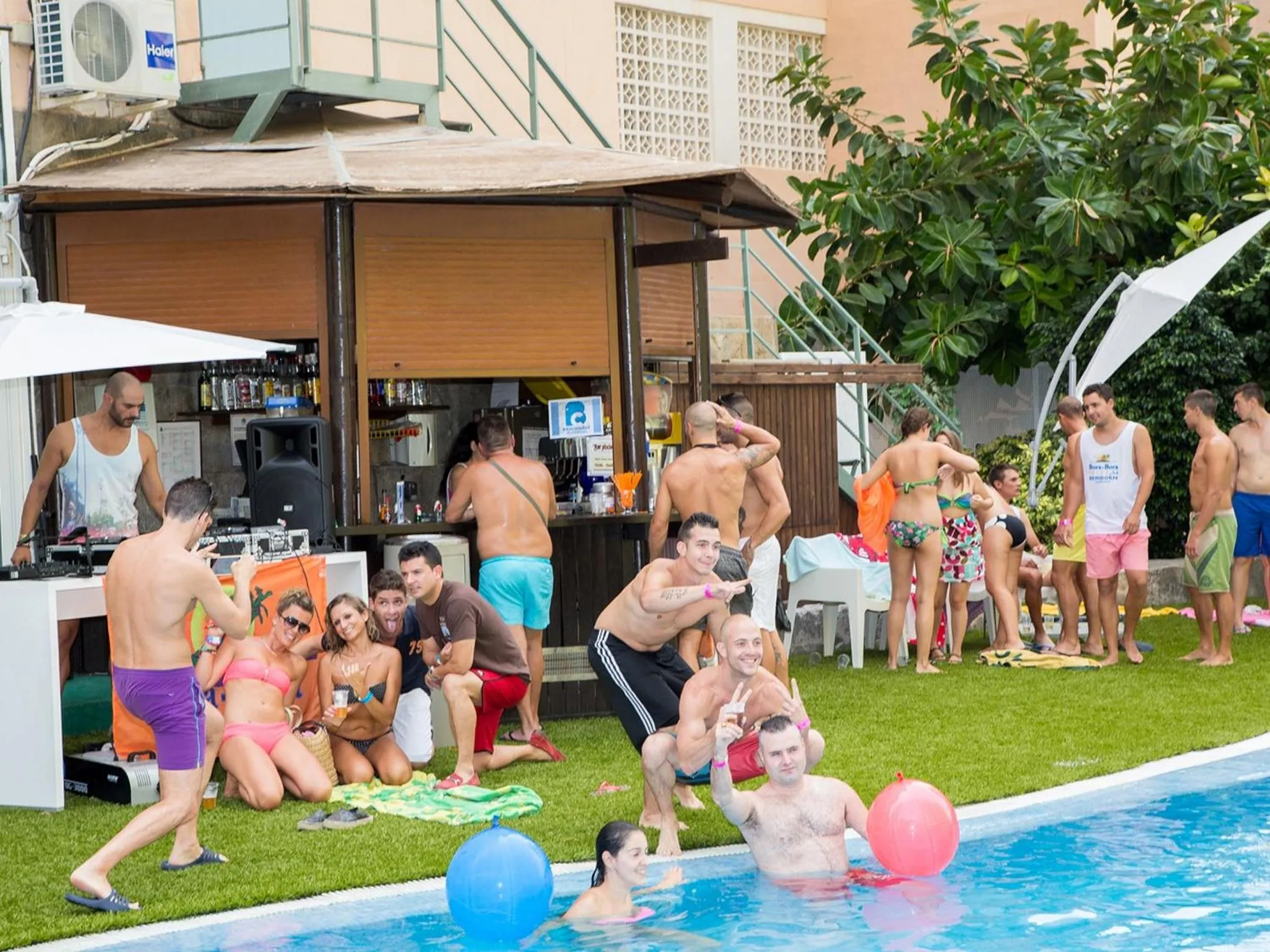 Swimming pool in BC Music Resort