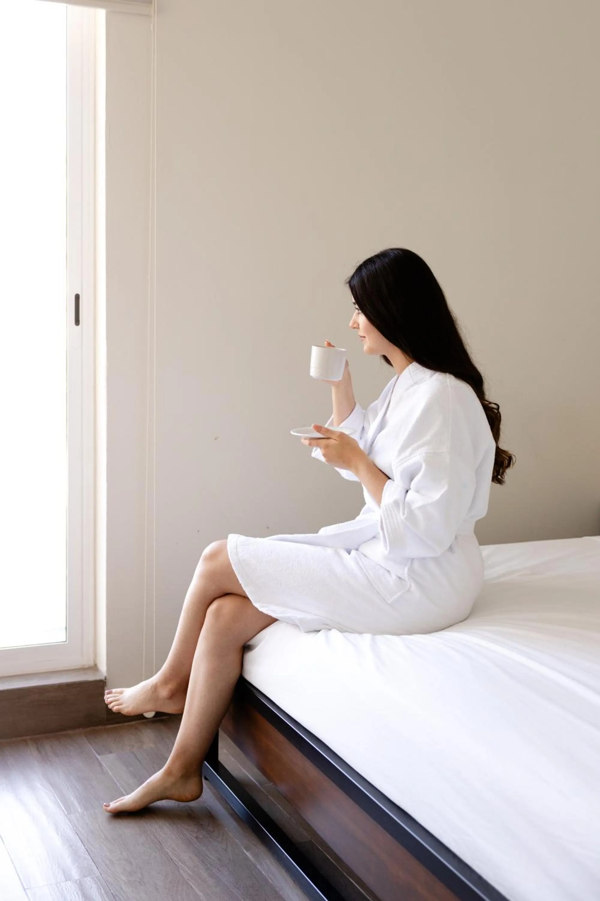 Bed in Hotel Refugio