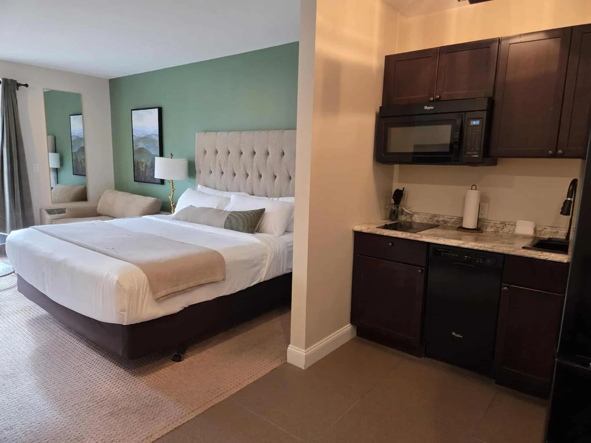 Bed in On the River Inn