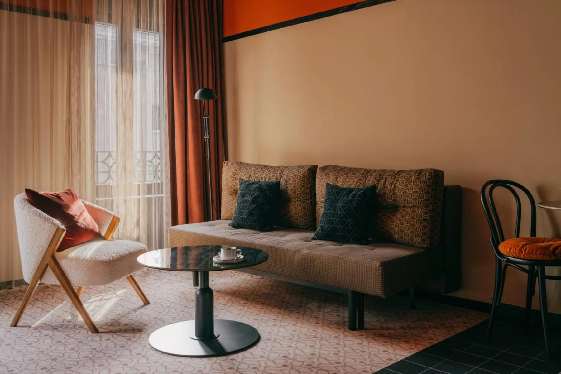 Living room in WELTWIEN Luxury Art Apartments & Free Parking