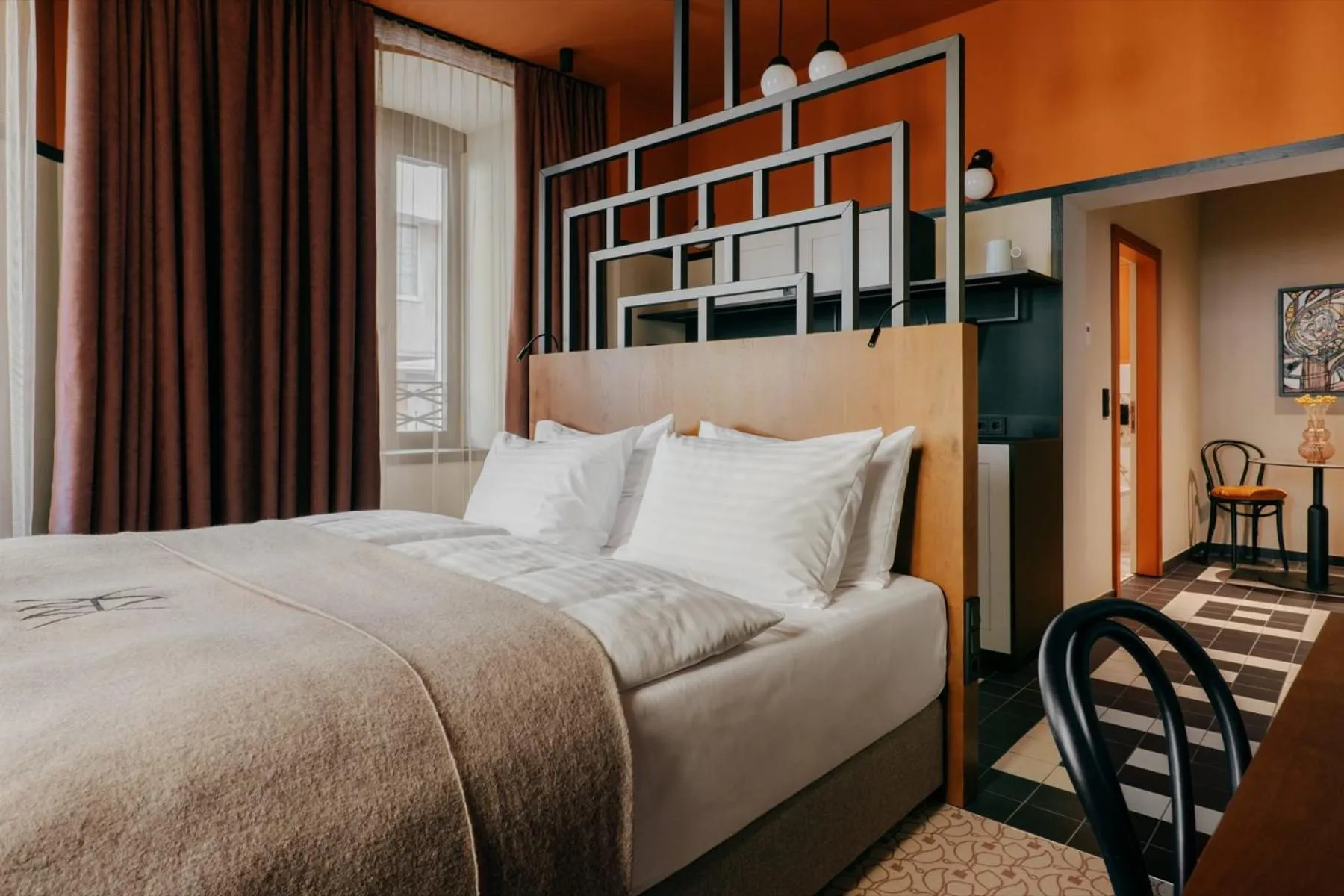 Bedroom, Bed in WELTWIEN Luxury Art Apartments & Free Parking